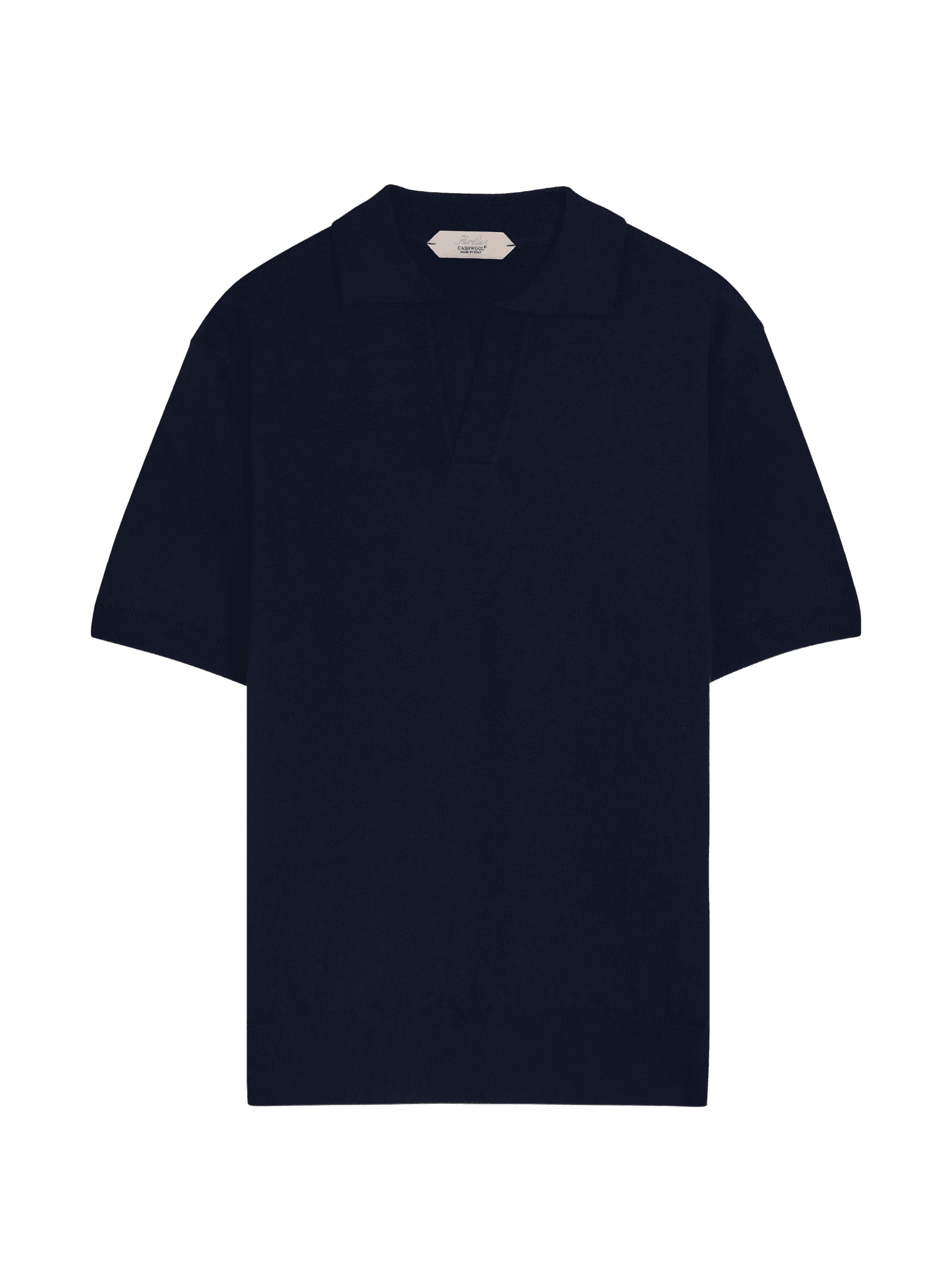 fine-knit polo shirt - Image 1