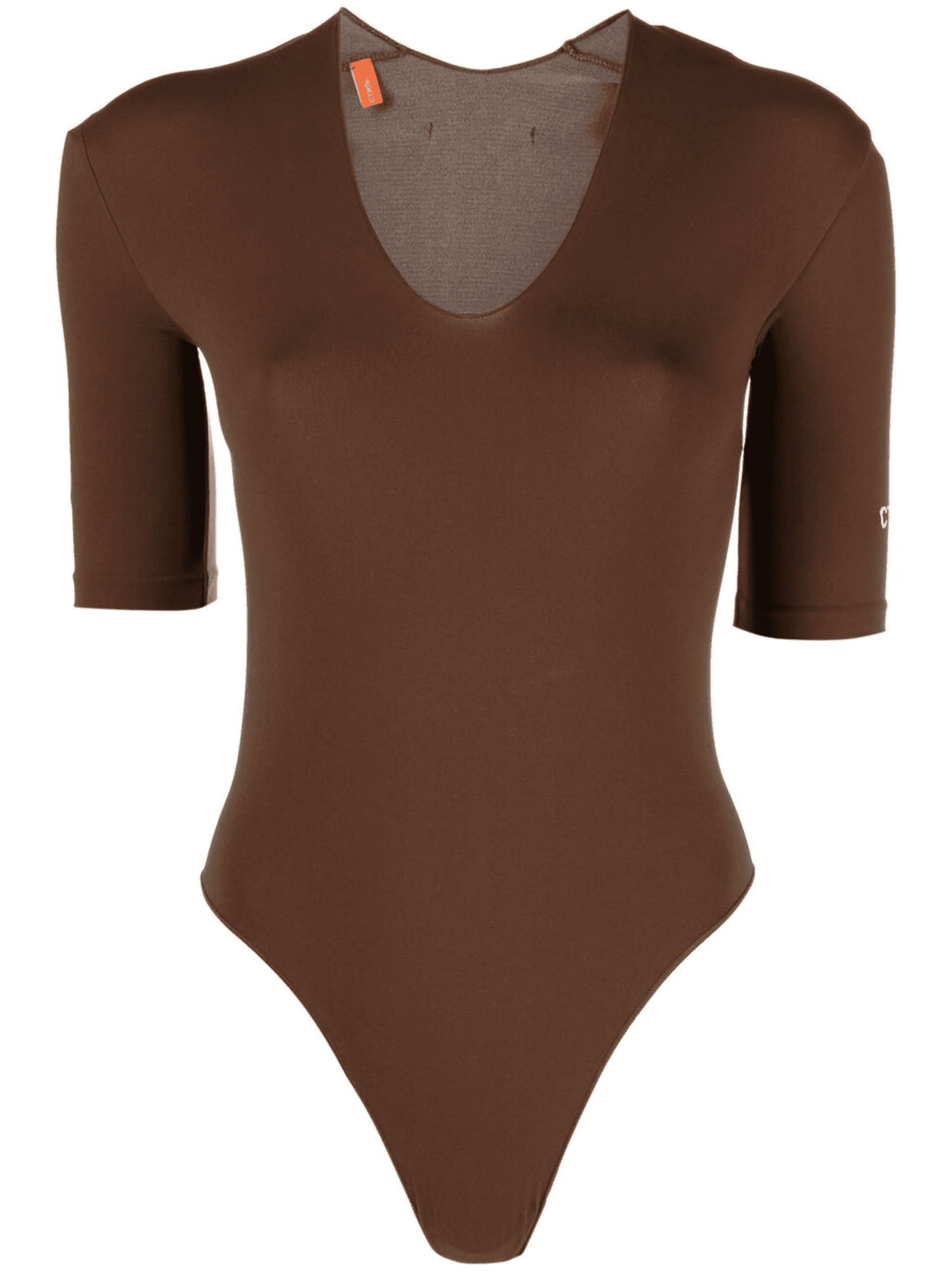 cut-out short-sleeve bodysuit - Image 1