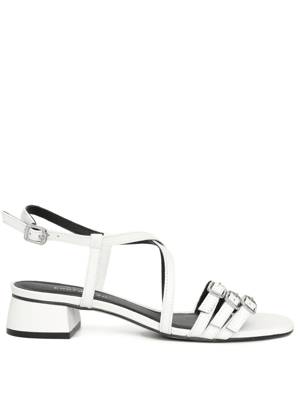 25mm Studio 178 buckle-strap cross-over sandals - Image 1