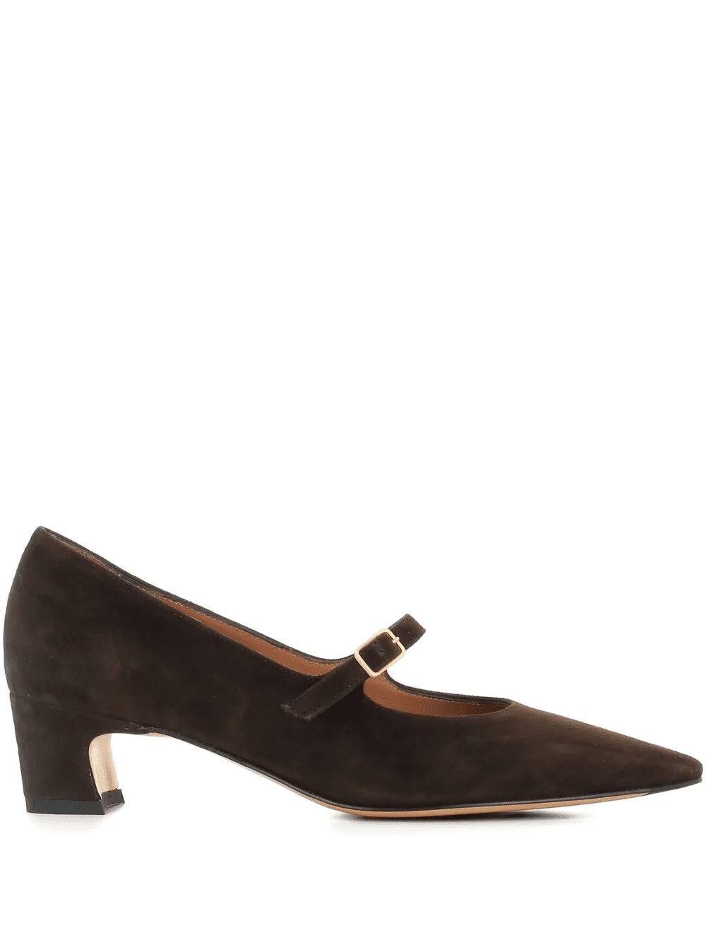 buckle-strap pointed-toe pumps - Image 1