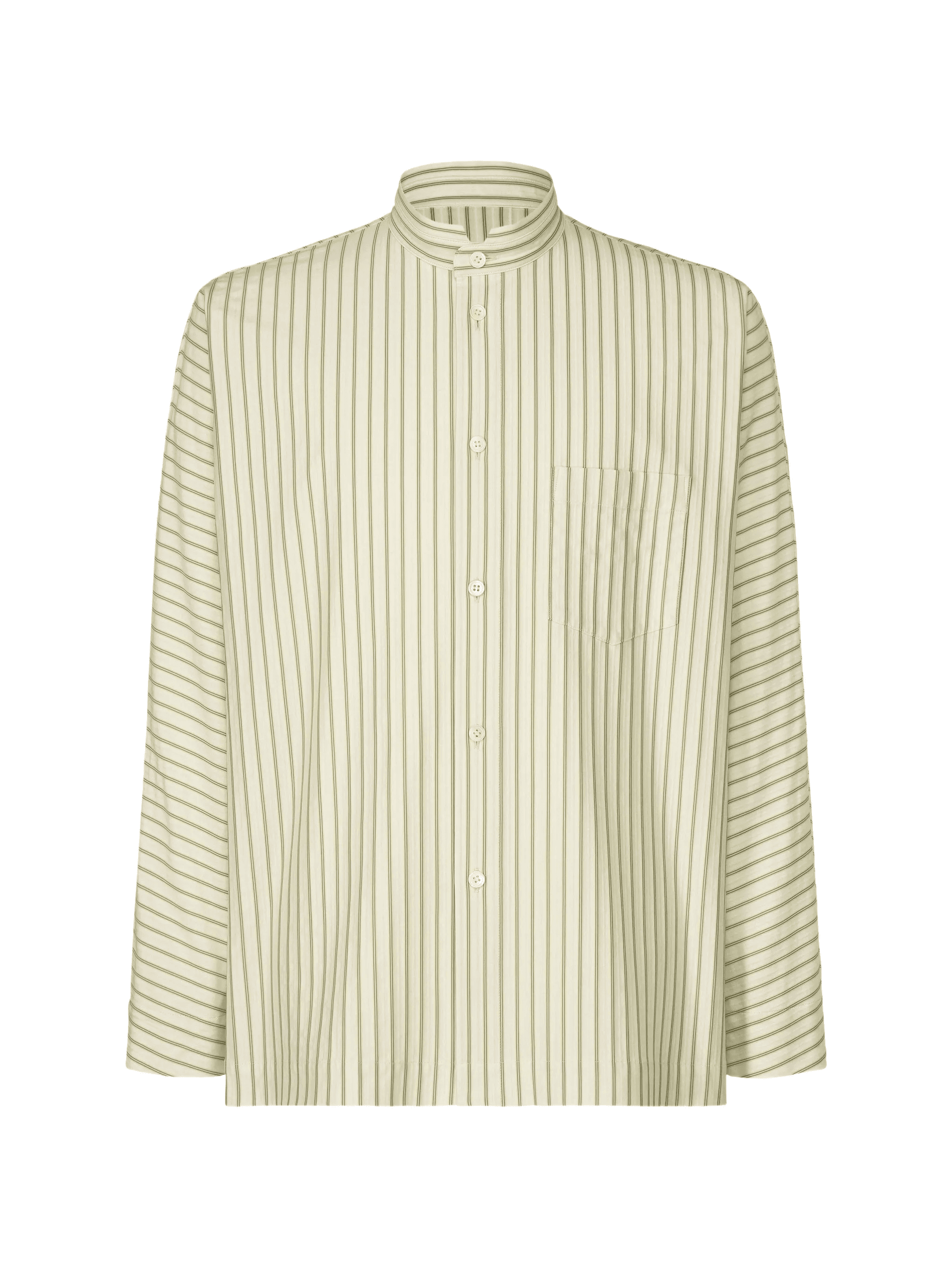 striped button-up shirt - Image 1