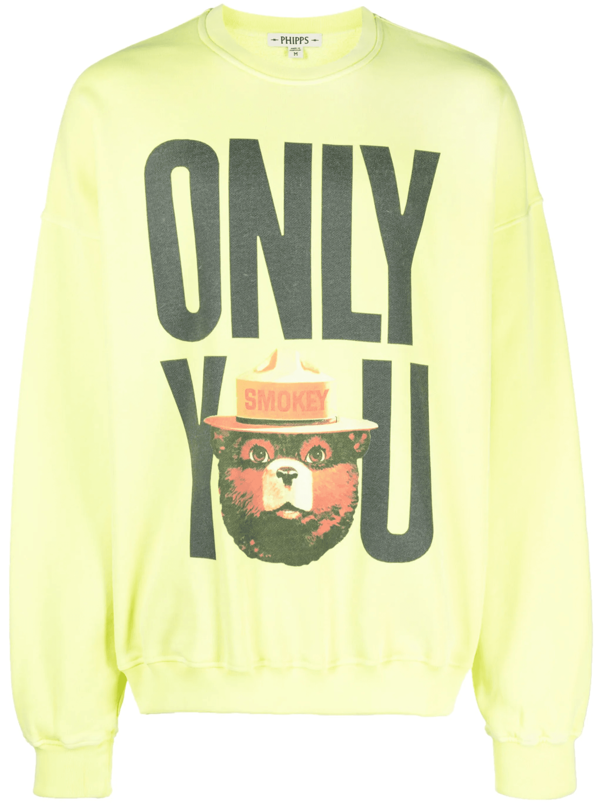 graphic-print organic cotton jumper - Image 1