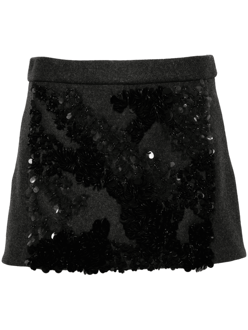 sequined mélange-effect mini skirt - Image 1