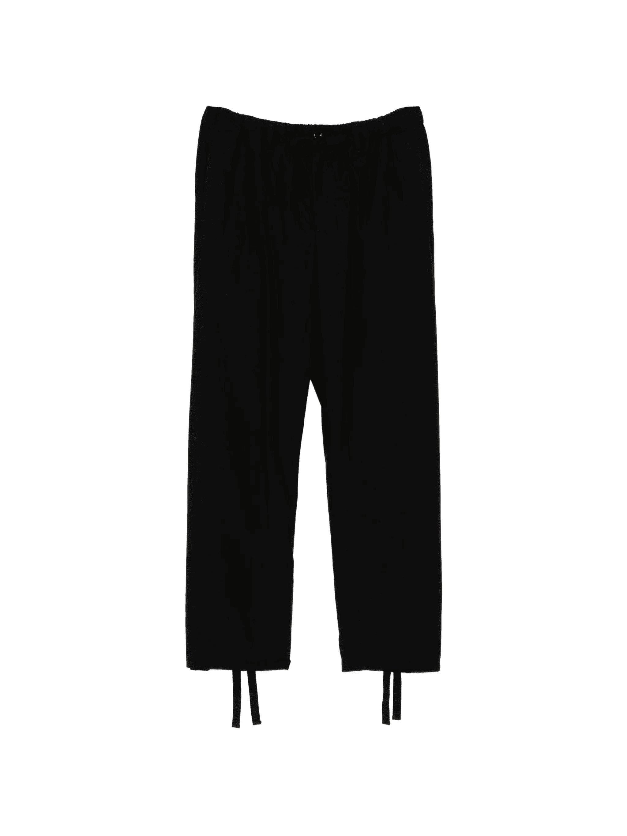 drawstring detail wide-leg trousers - Image 1