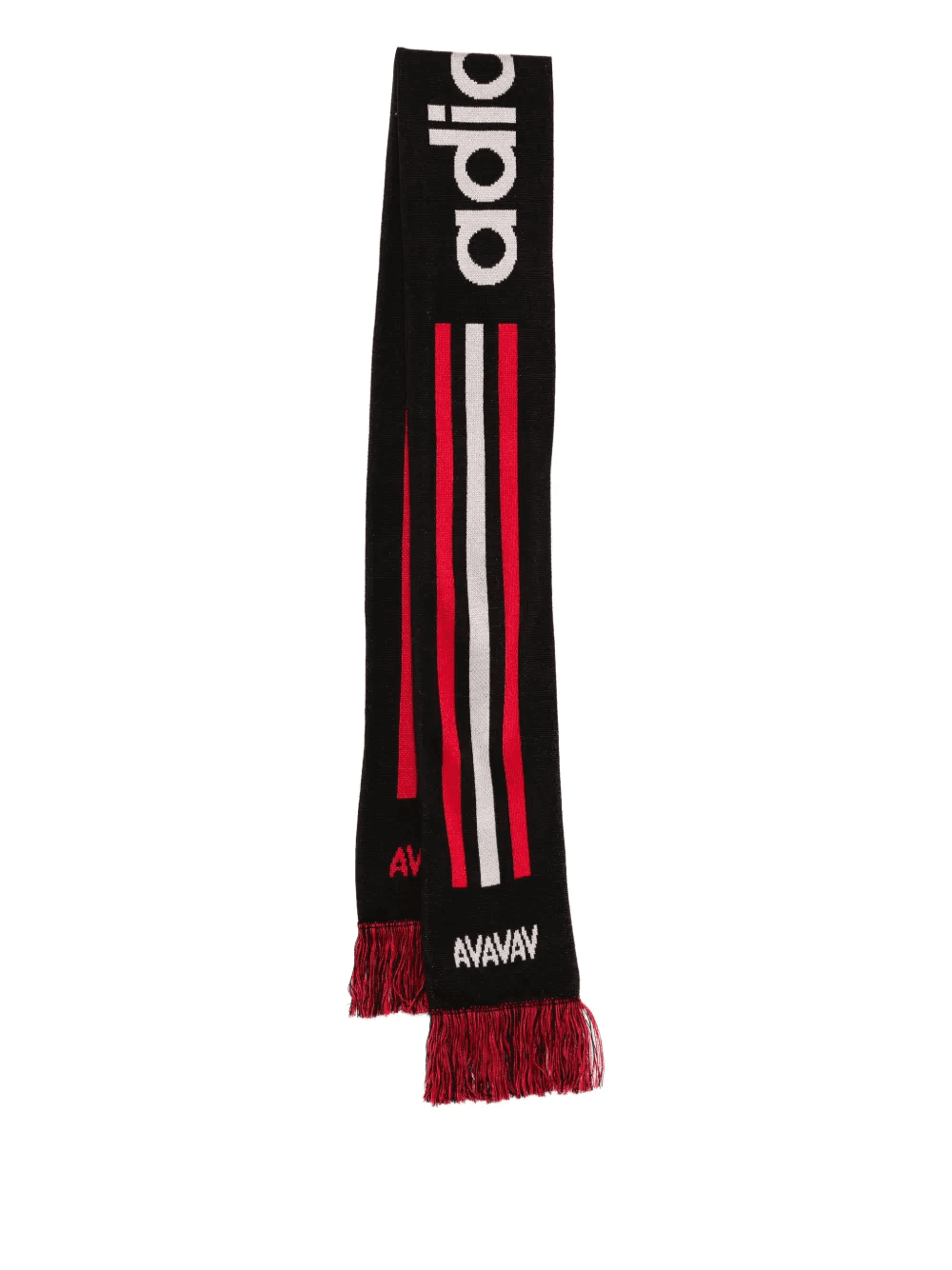 x Avavav Souvenir striped fringed scarf - Image 1