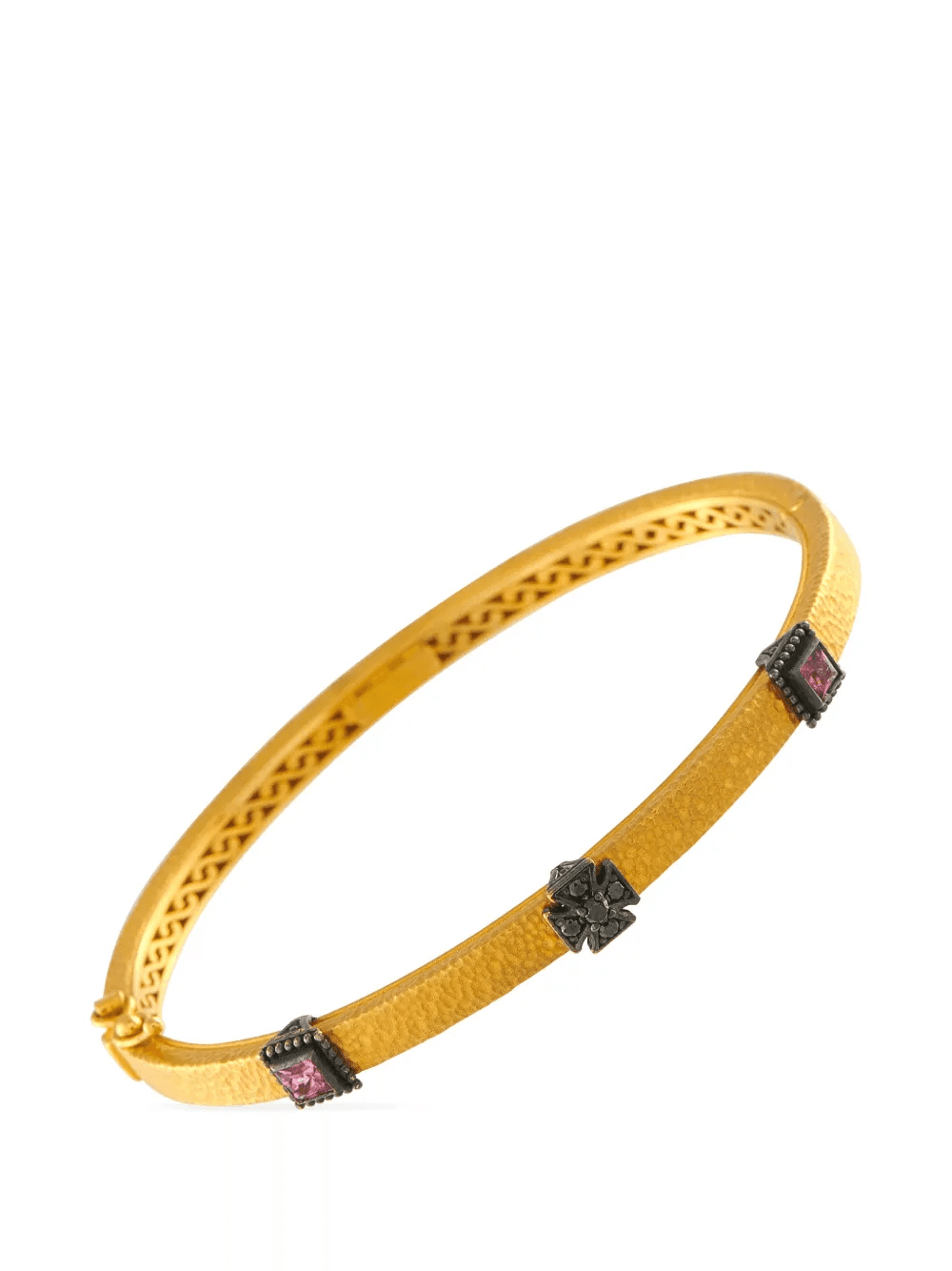 tourmaline and diamond bangle bracelet - Image 1