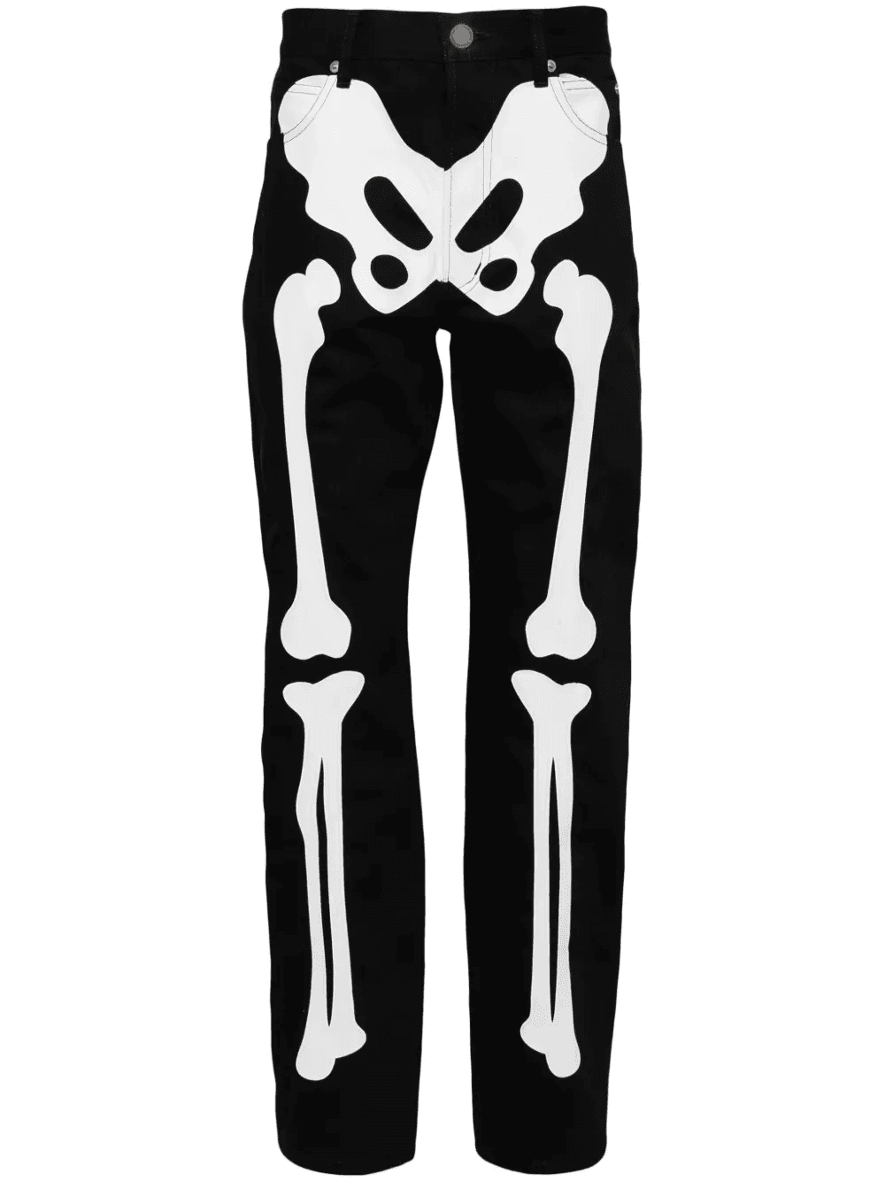 skeleton-print jeans - Image 1