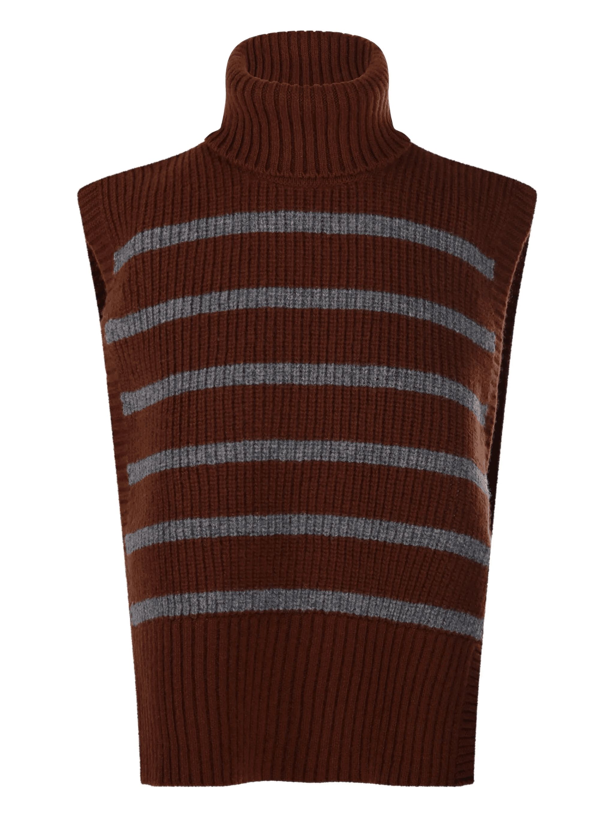 striped turtleneck sweater - Image 1