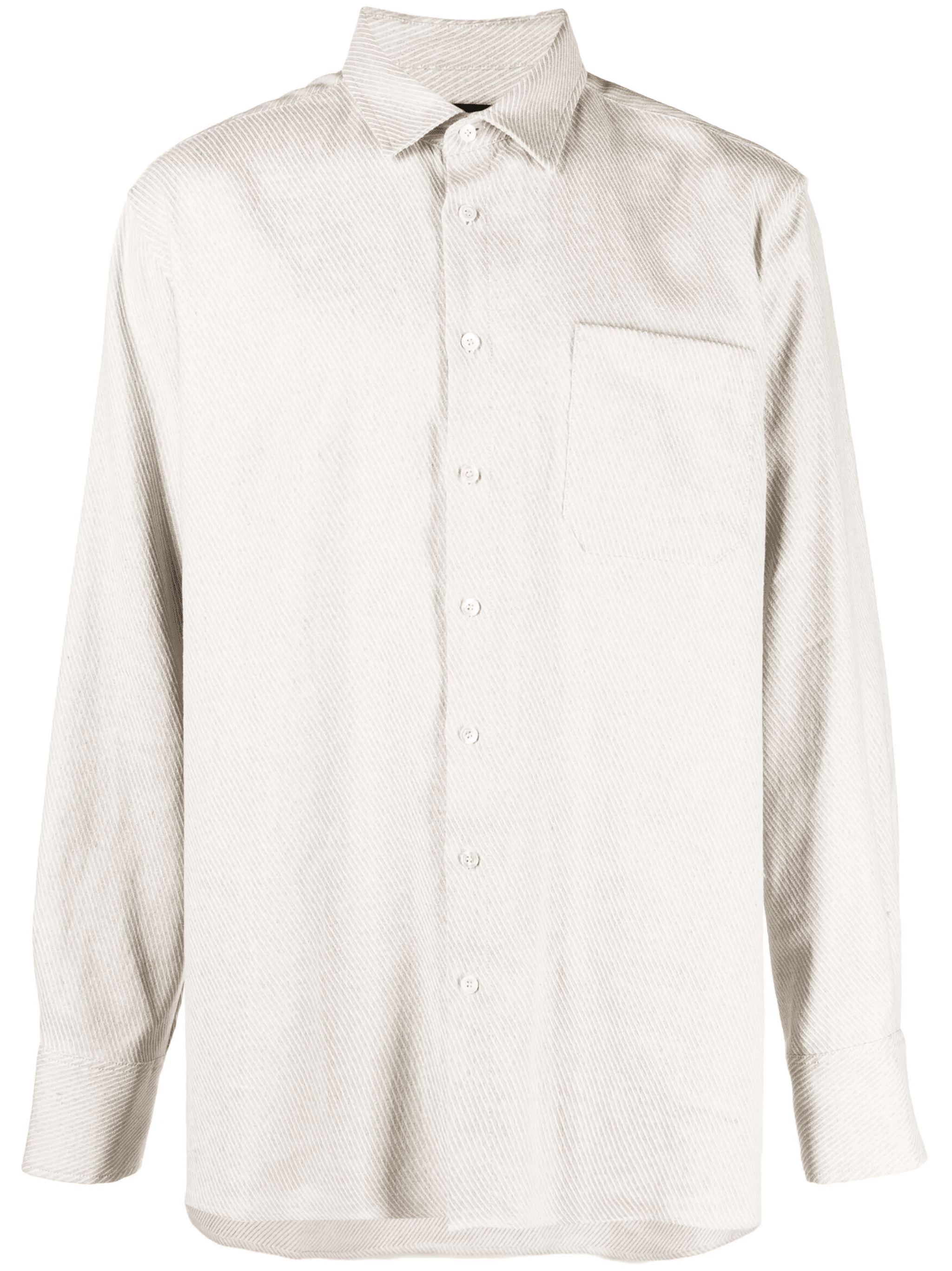 button-up cotton-linen shirt - Image 1