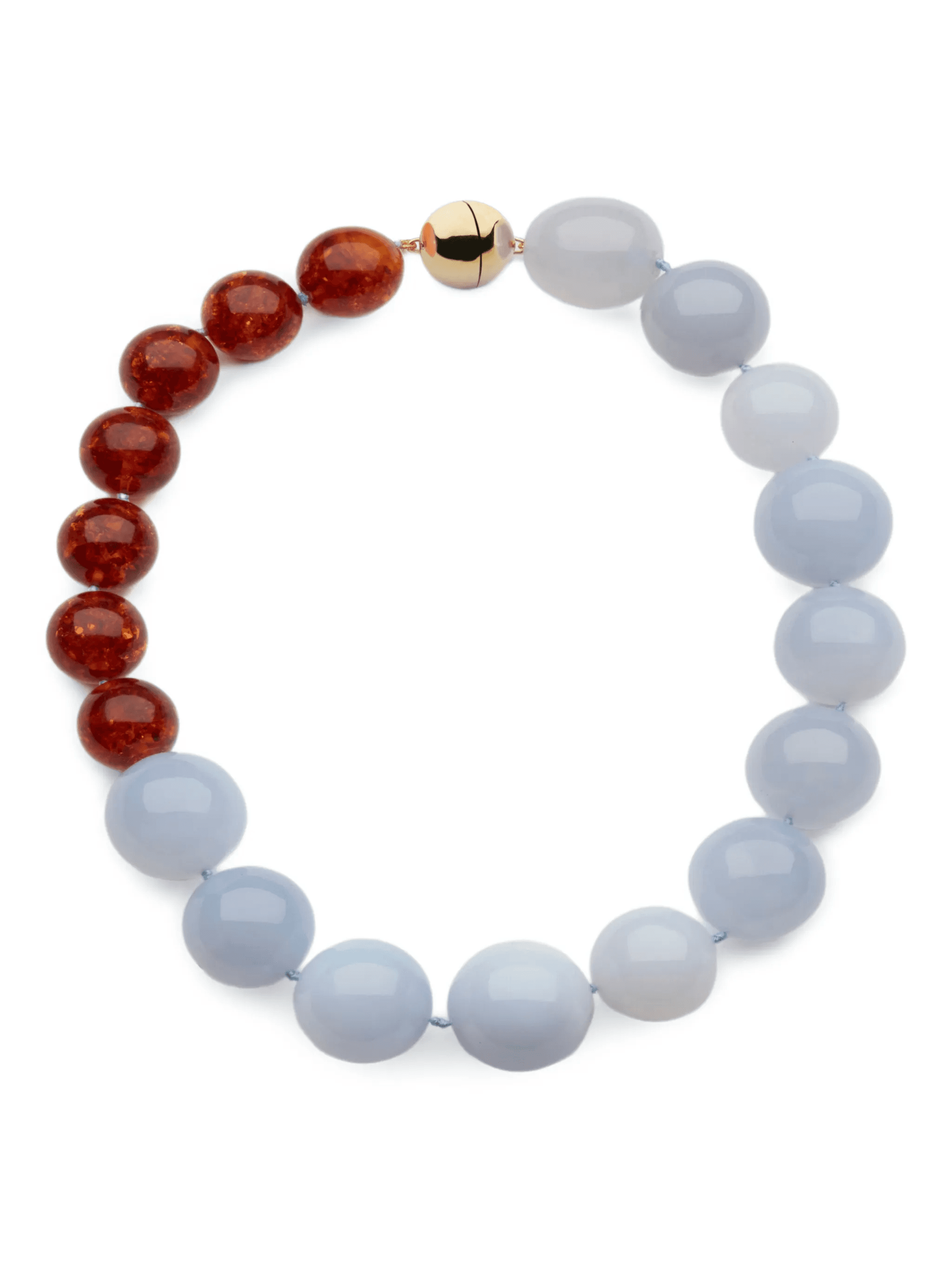 Bolas Duo chalcedony necklace - Image 1