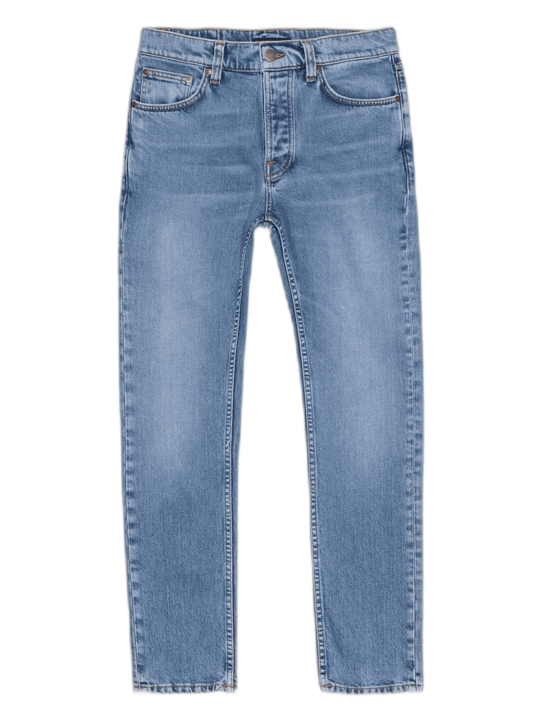 whiskering-effect jeans - Image 1