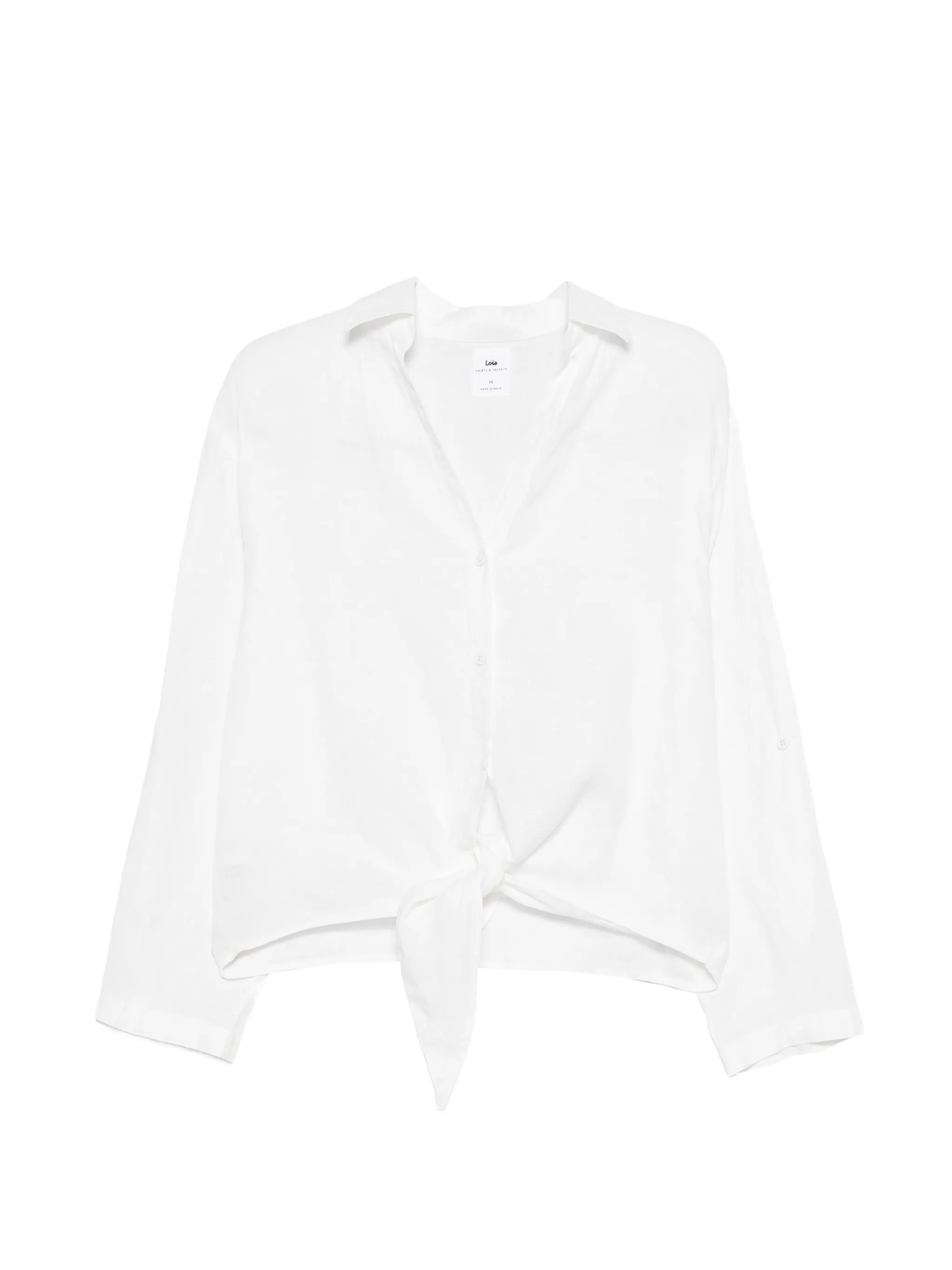 tie-front shirt - Image 1