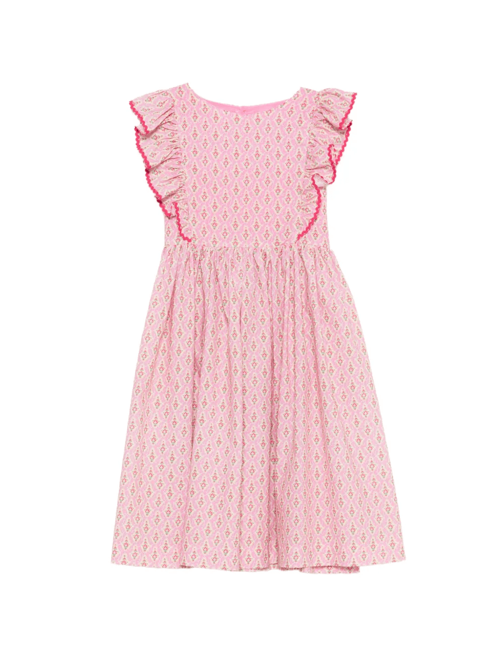 ruffled patterned dress - Image 1