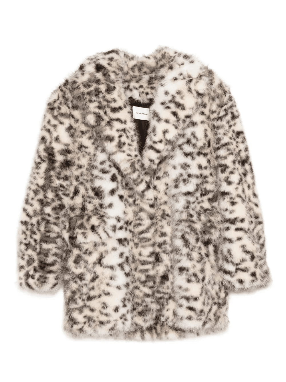 animal-print coat - Image 1