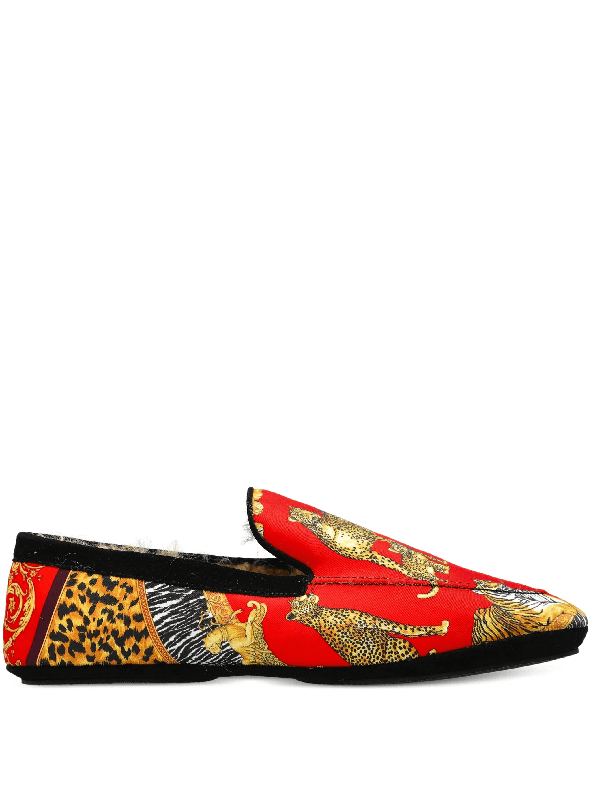 animal-print home loafers - Image 1