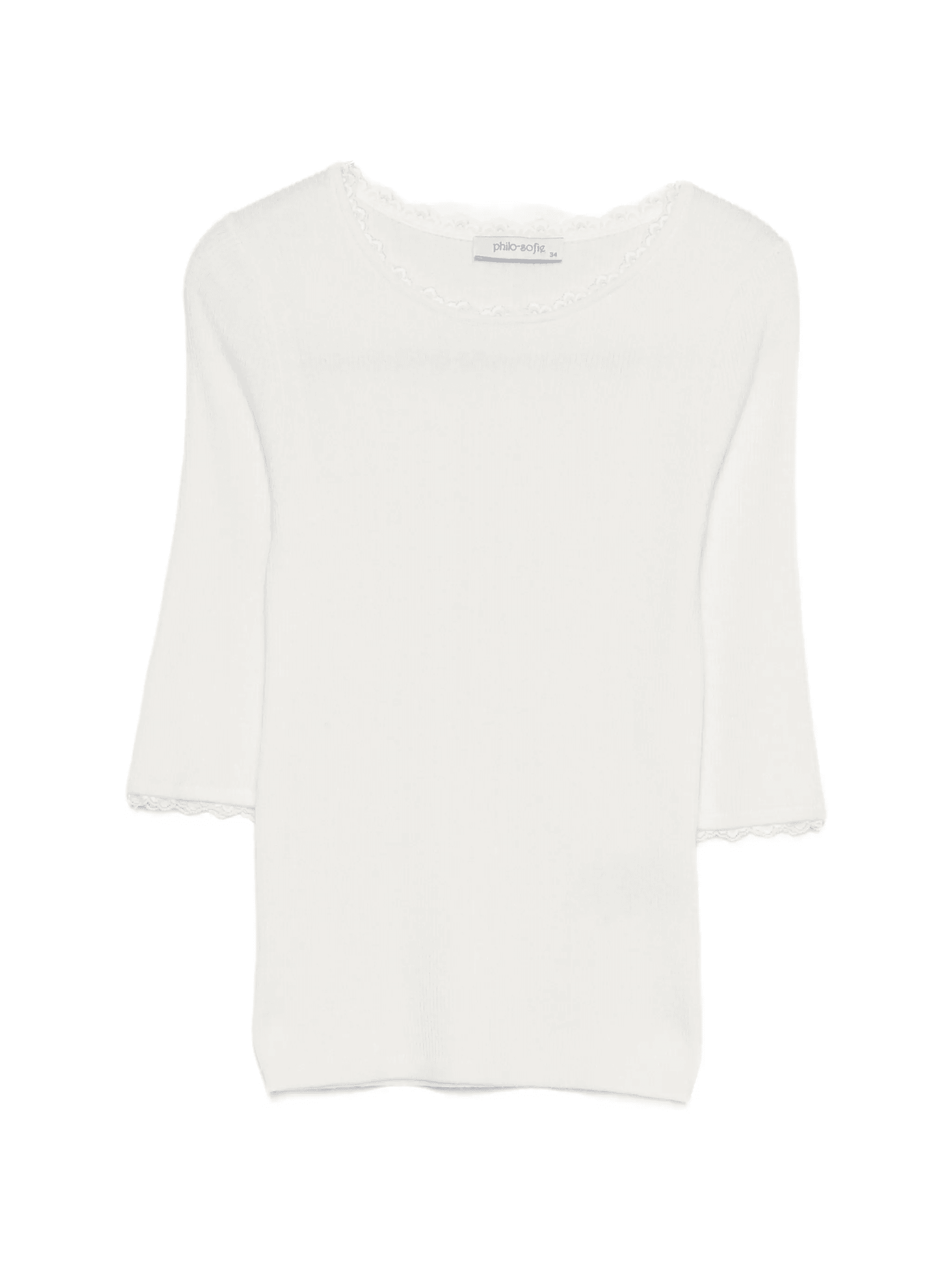 lace-trim sweater - Image 1