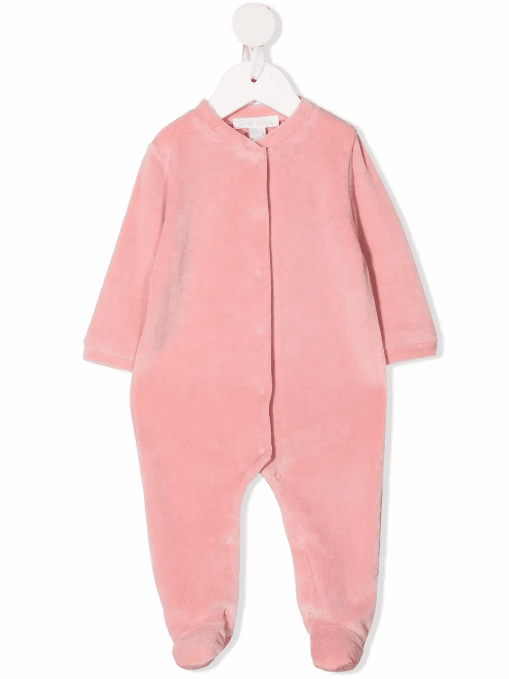 appliqué velvet-effect babygrow - Image 1
