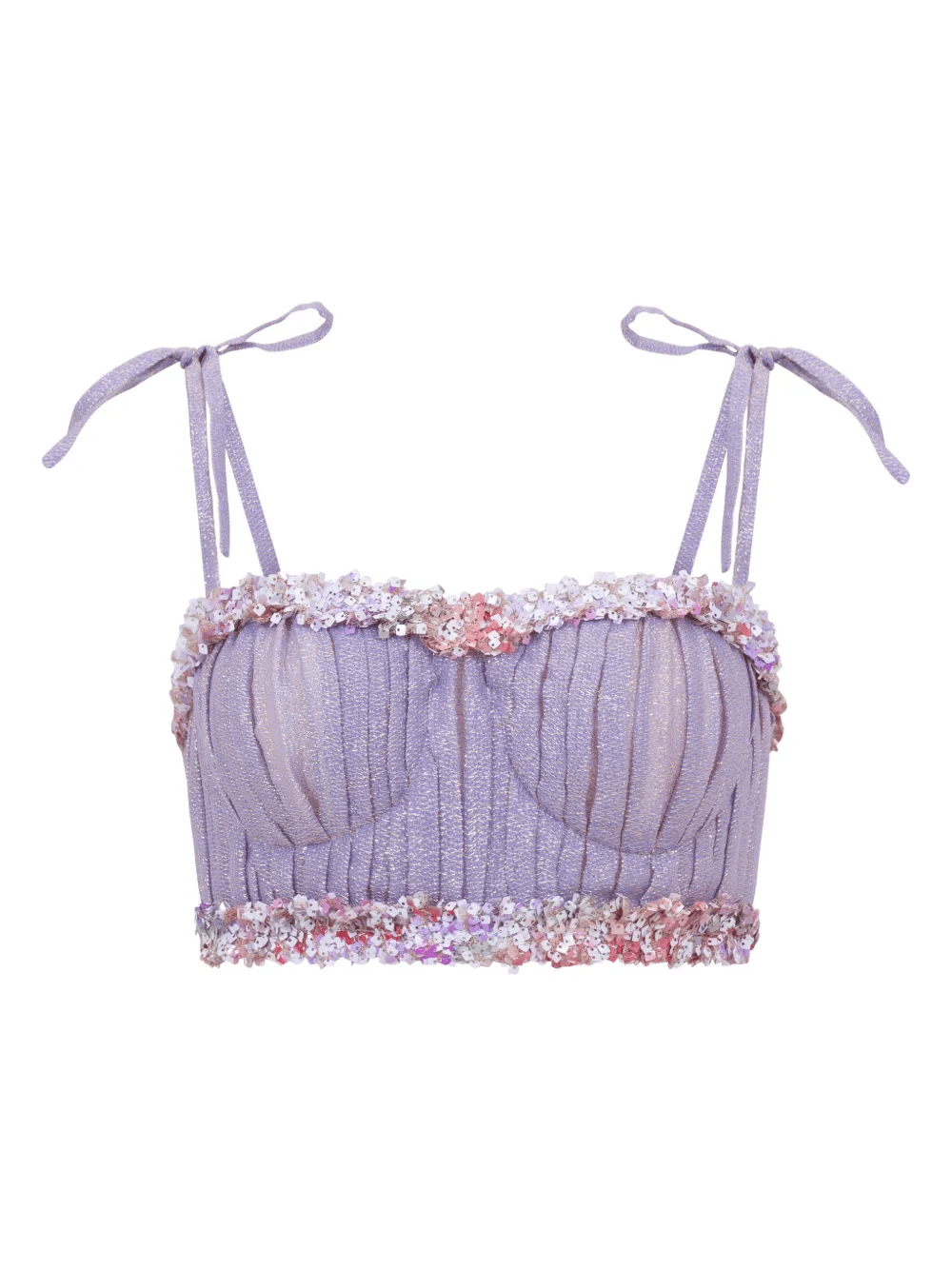 Agor sequin tie top - Image 1