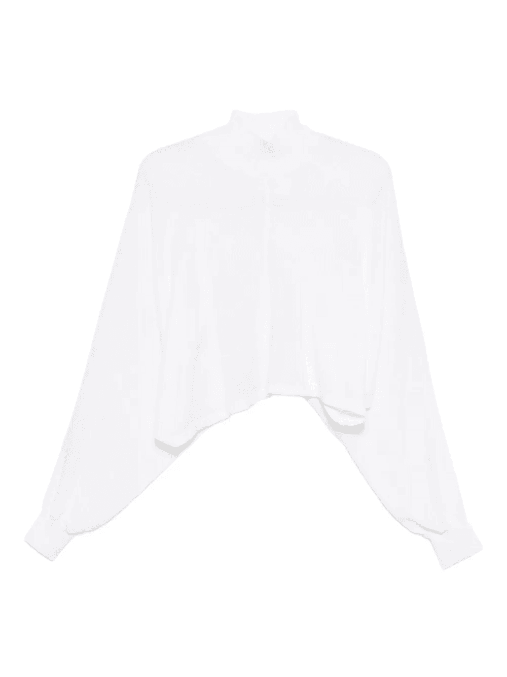 long-sleeved cropped blouse - Image 1