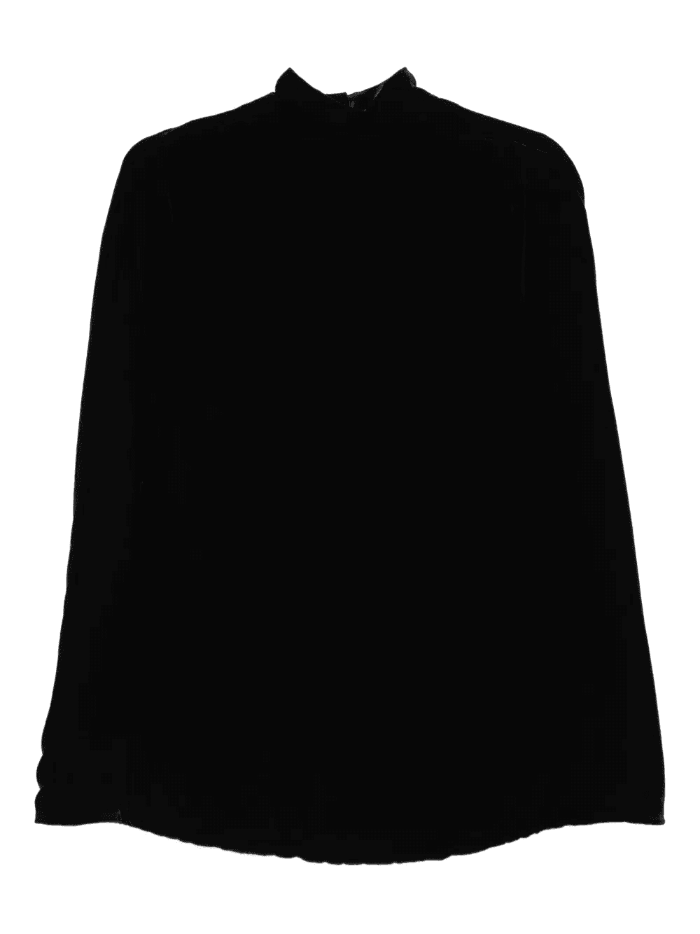 Palmas velvet high-neck cape - Image 1