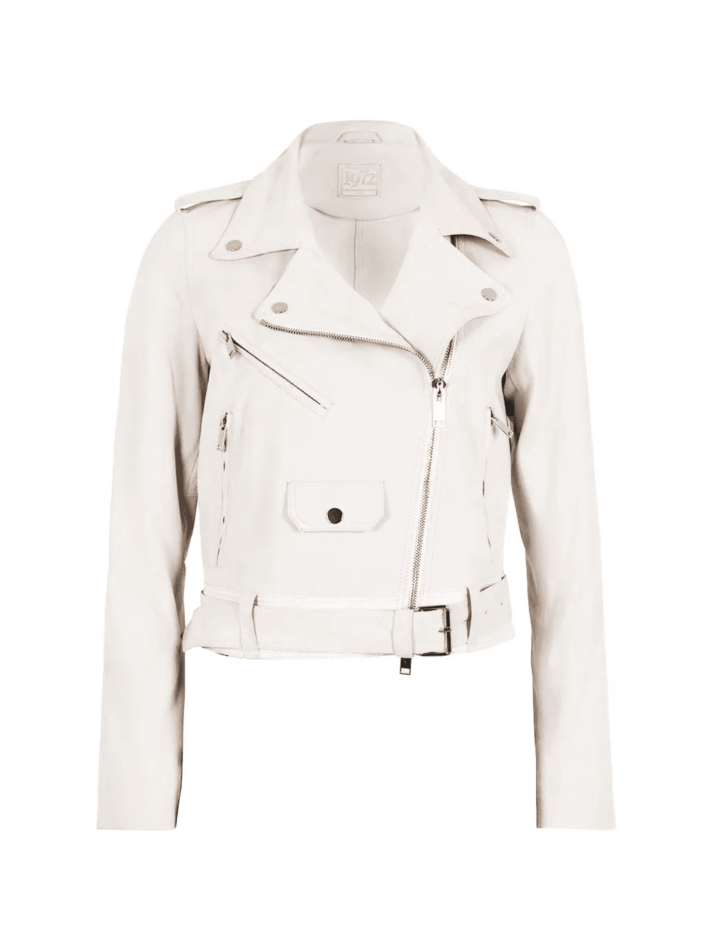 notched belted jacket - Image 1