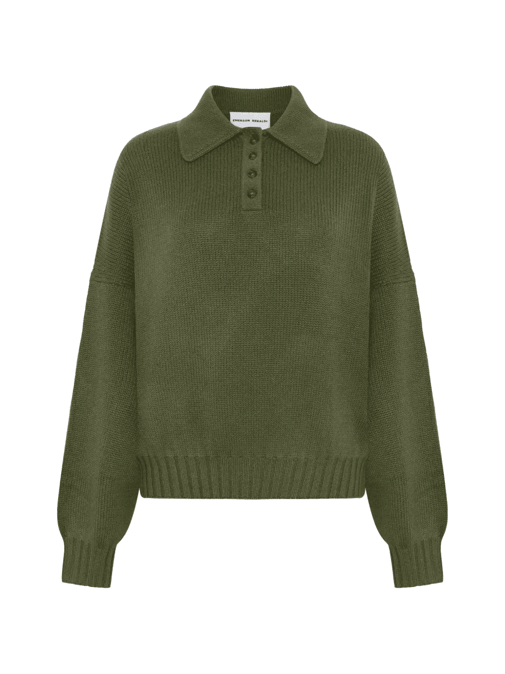 buttoned polo top - Image 1