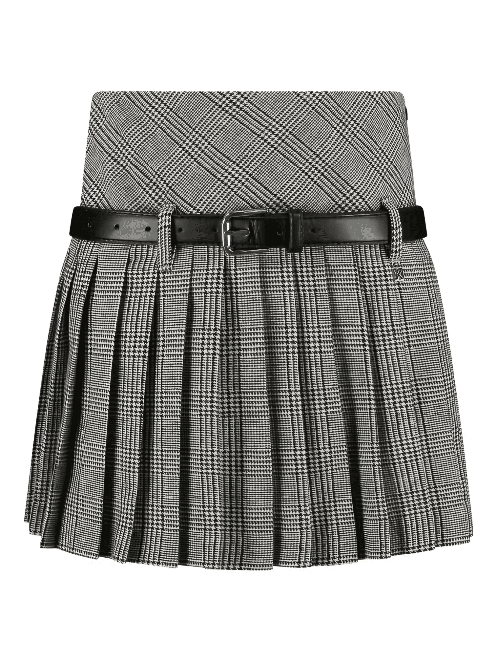 pleated belted skirt - Image 1