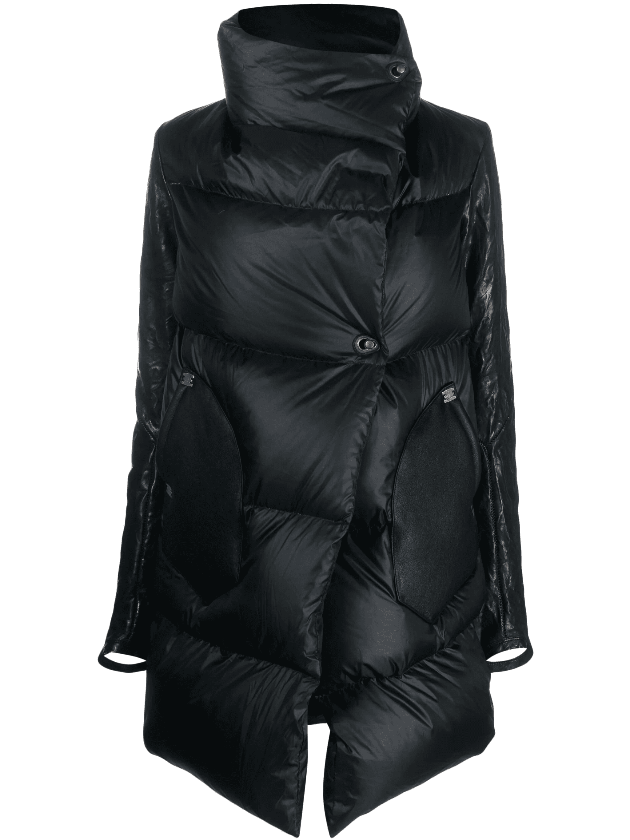 lock-fastening quilted down jacket - Image 1