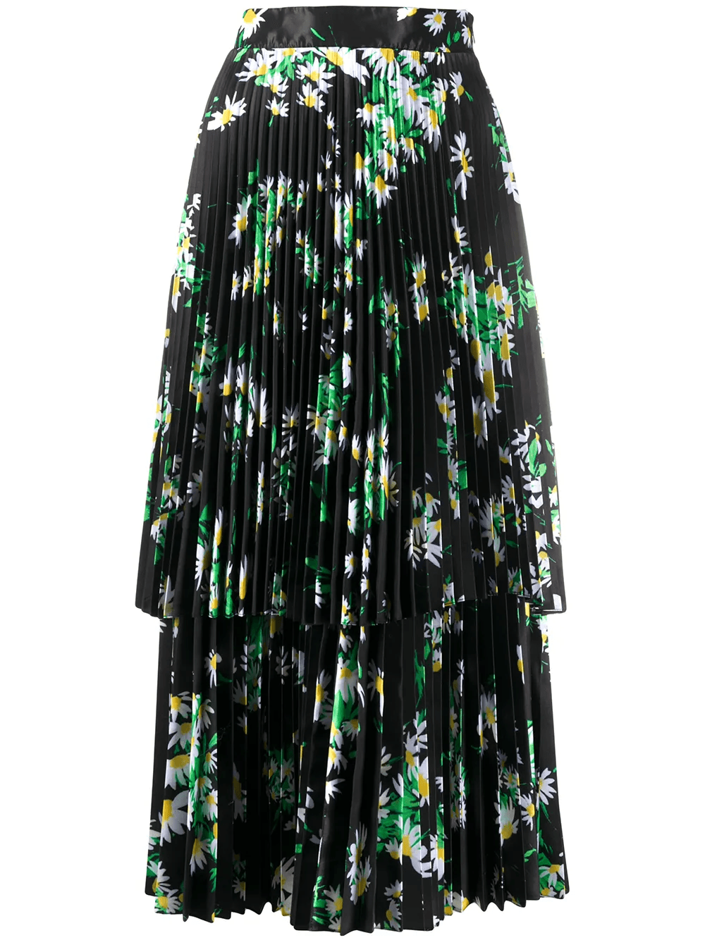 daisy print midi dress - Image 1