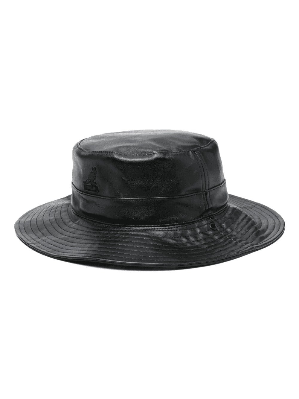 faux-leather hat - Image 1