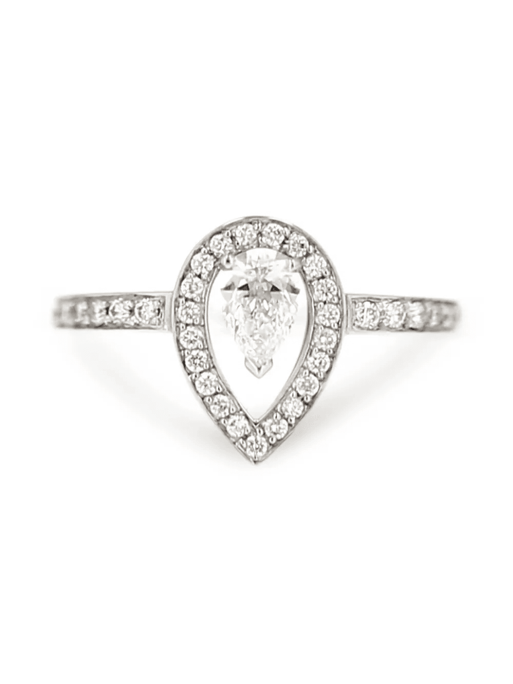 2020's Lovelight diamond pear-cut ring - Image 1