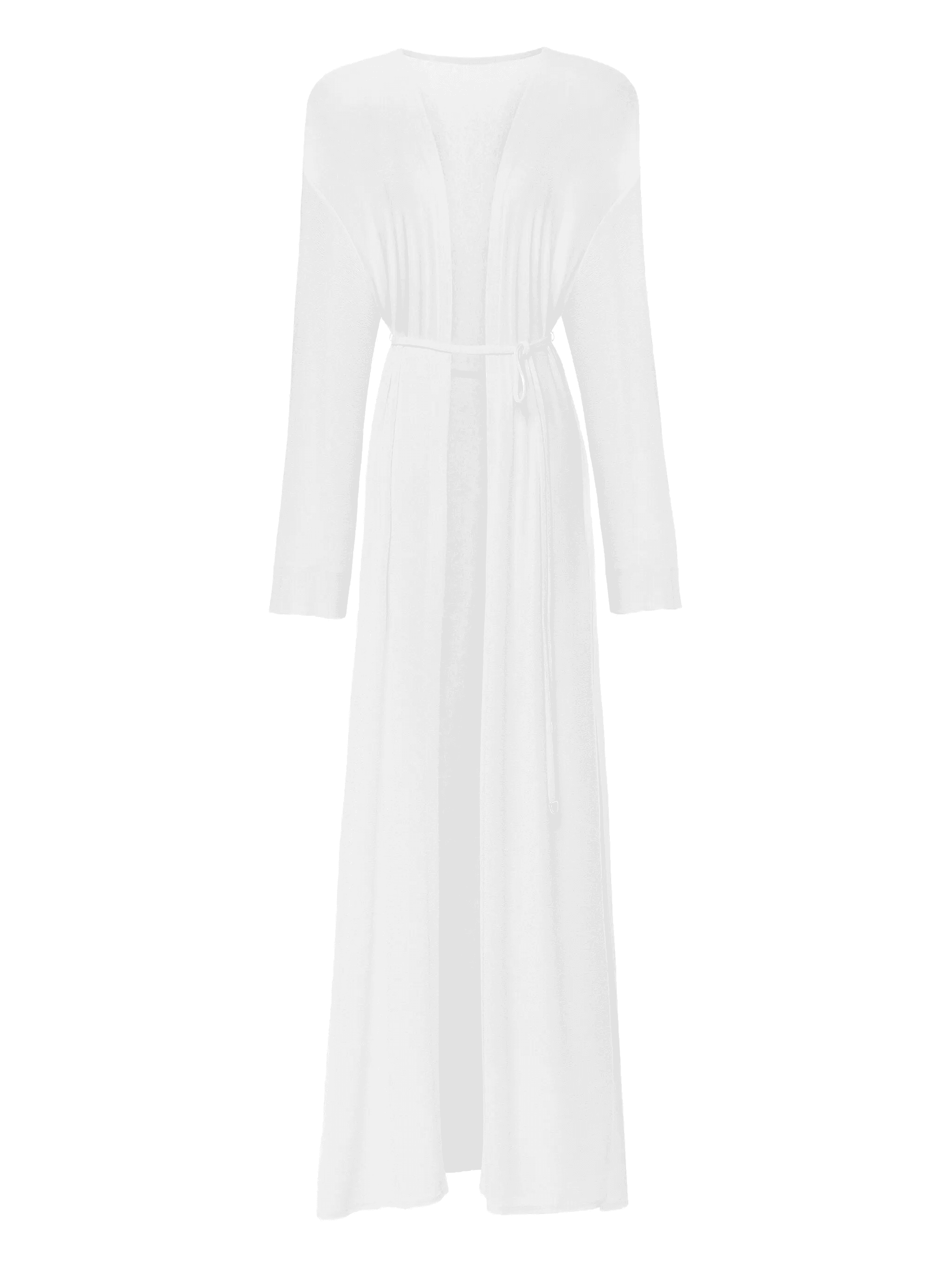 maxi belted cardigan - Image 1