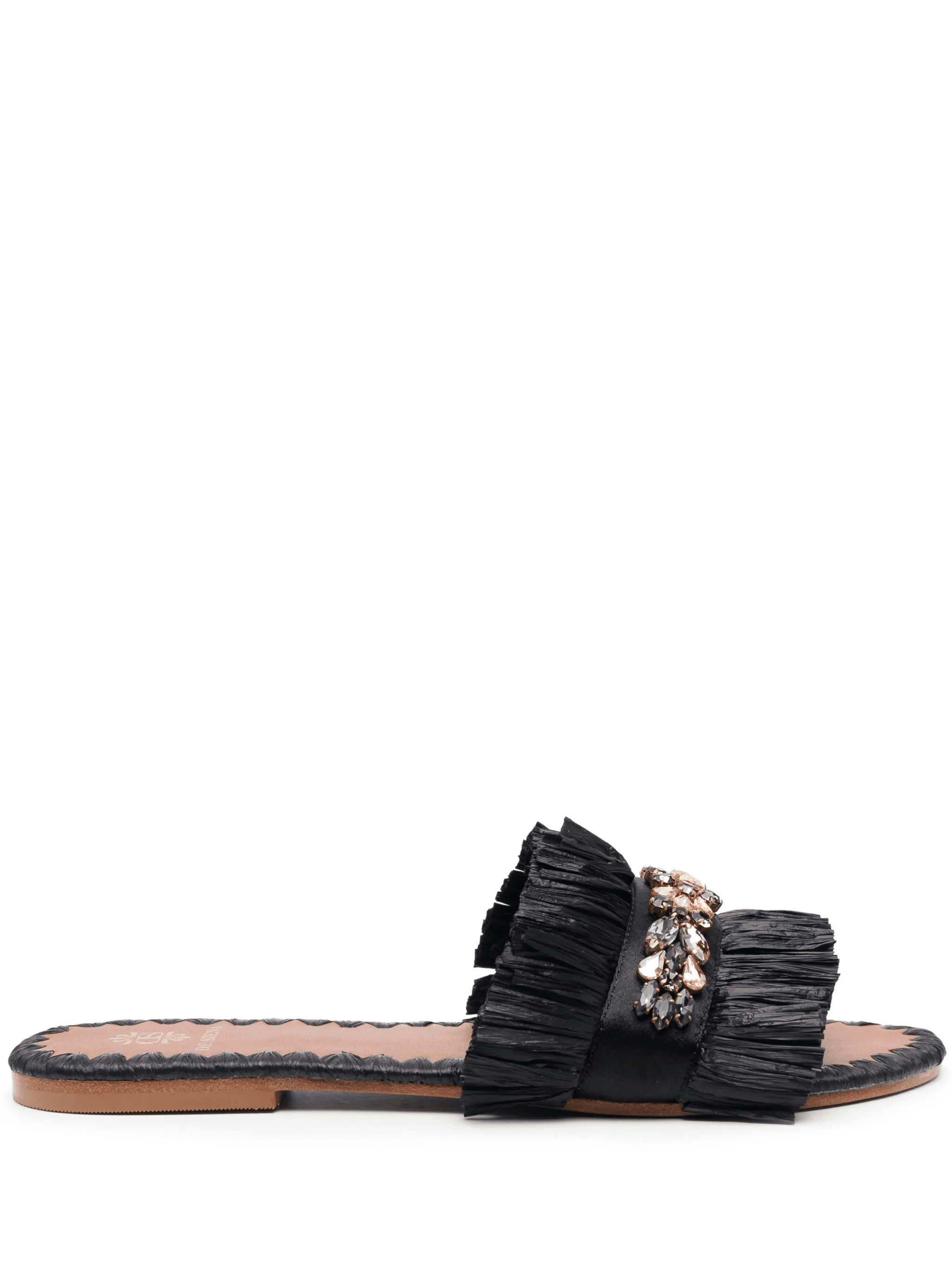 Semira bead-embellished flat slides - Image 1