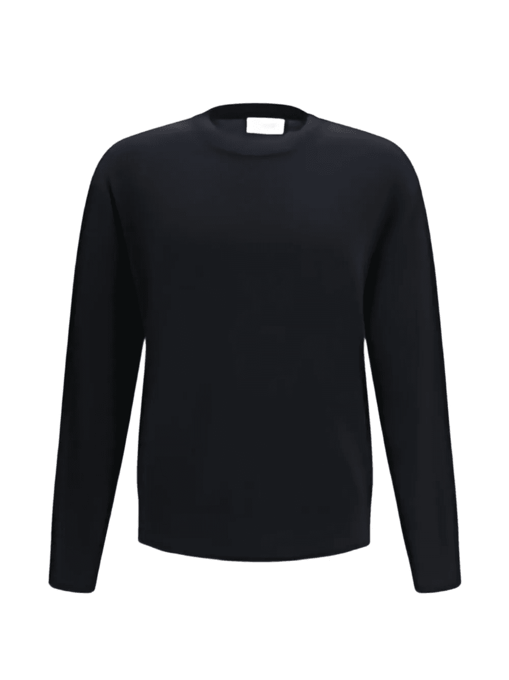 long-sleeve knitted sweatshirt - Image 1