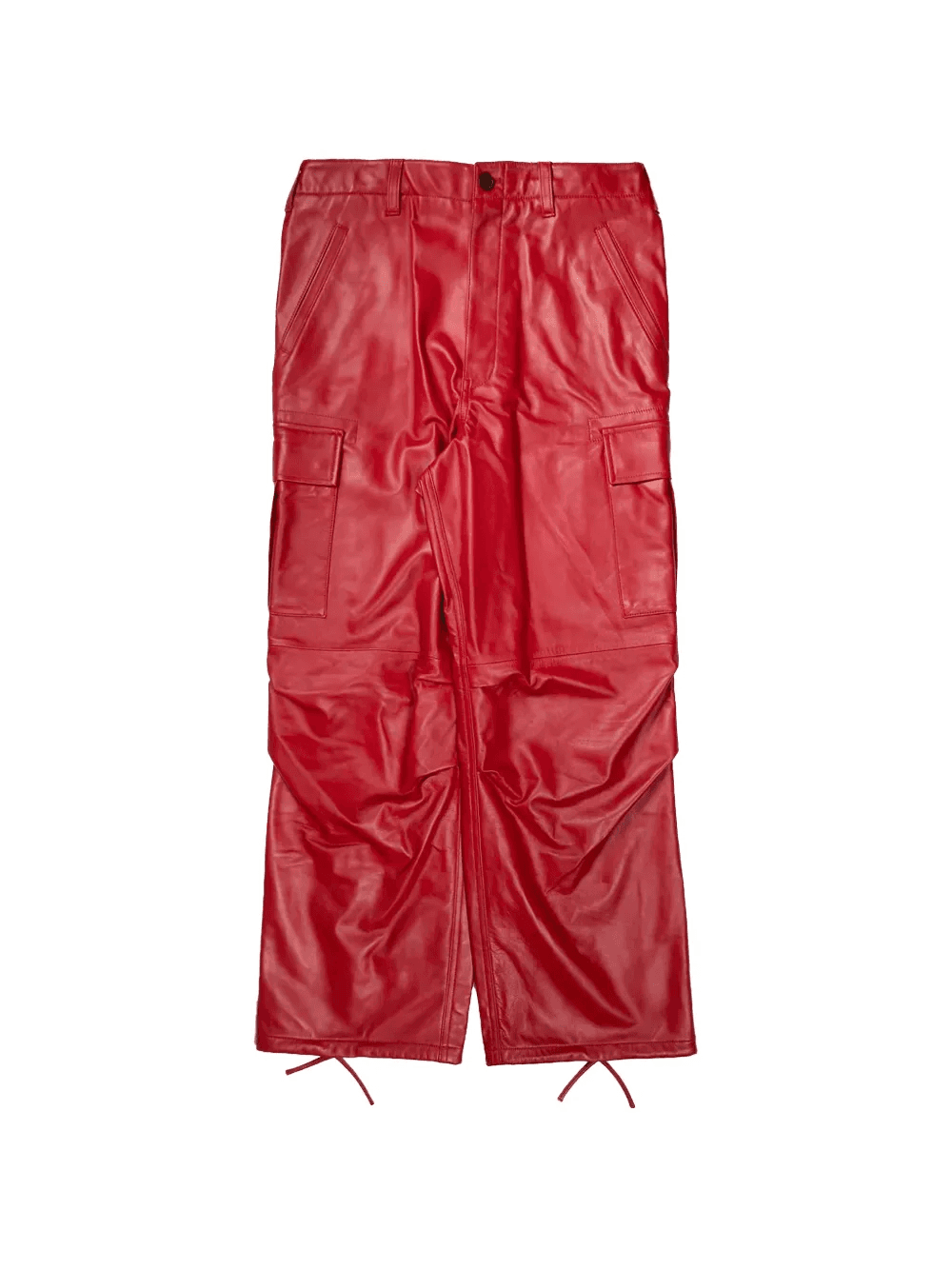 leather cargo pants - Image 1