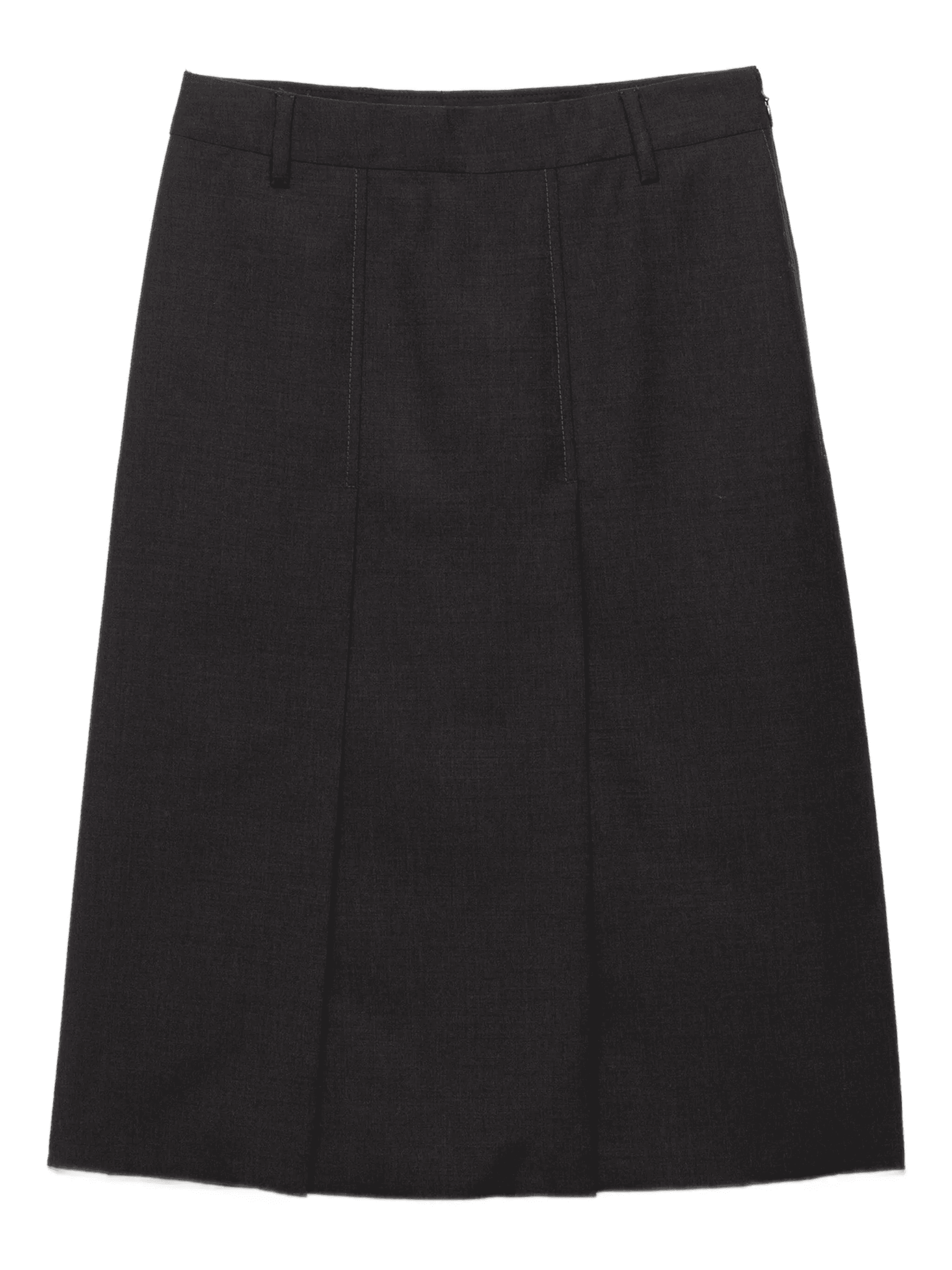 Grisaille pleated midi skirt - Image 1