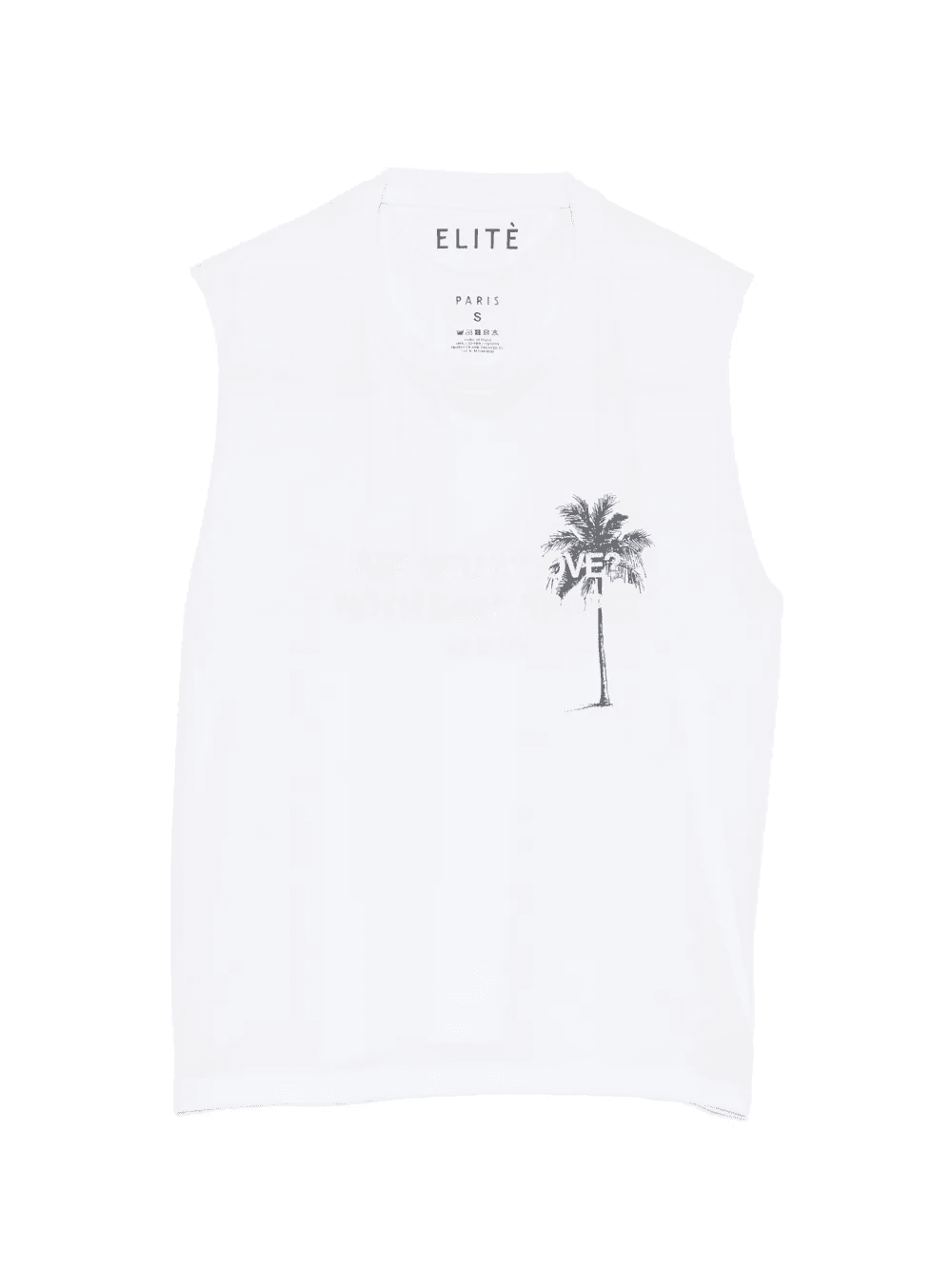 palm-tree printed vest - Image 1