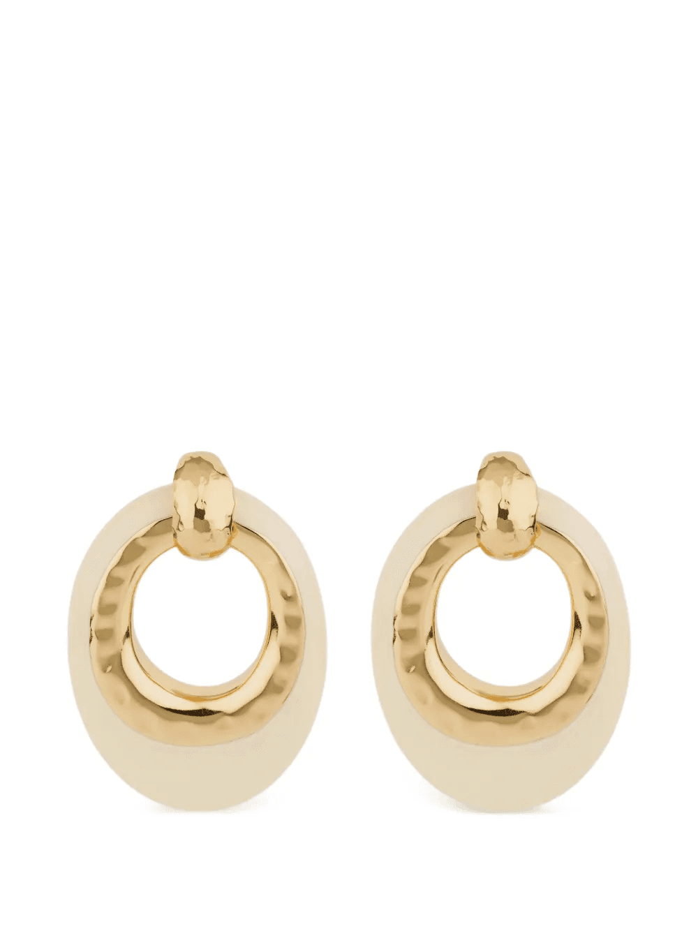 Selva hammered hoop small earrings - Image 1
