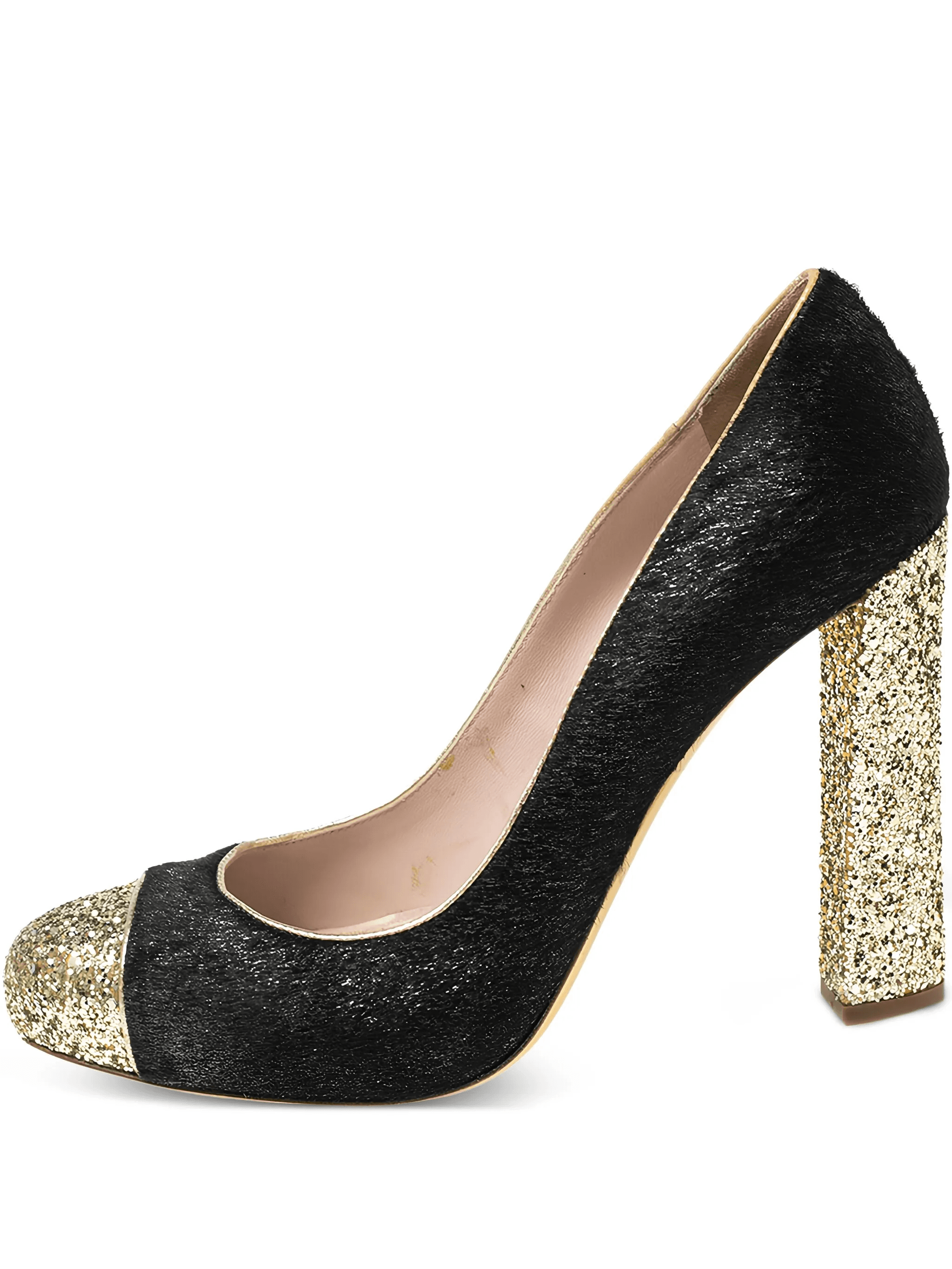 115mm glitter-detailed pumps - Image 1