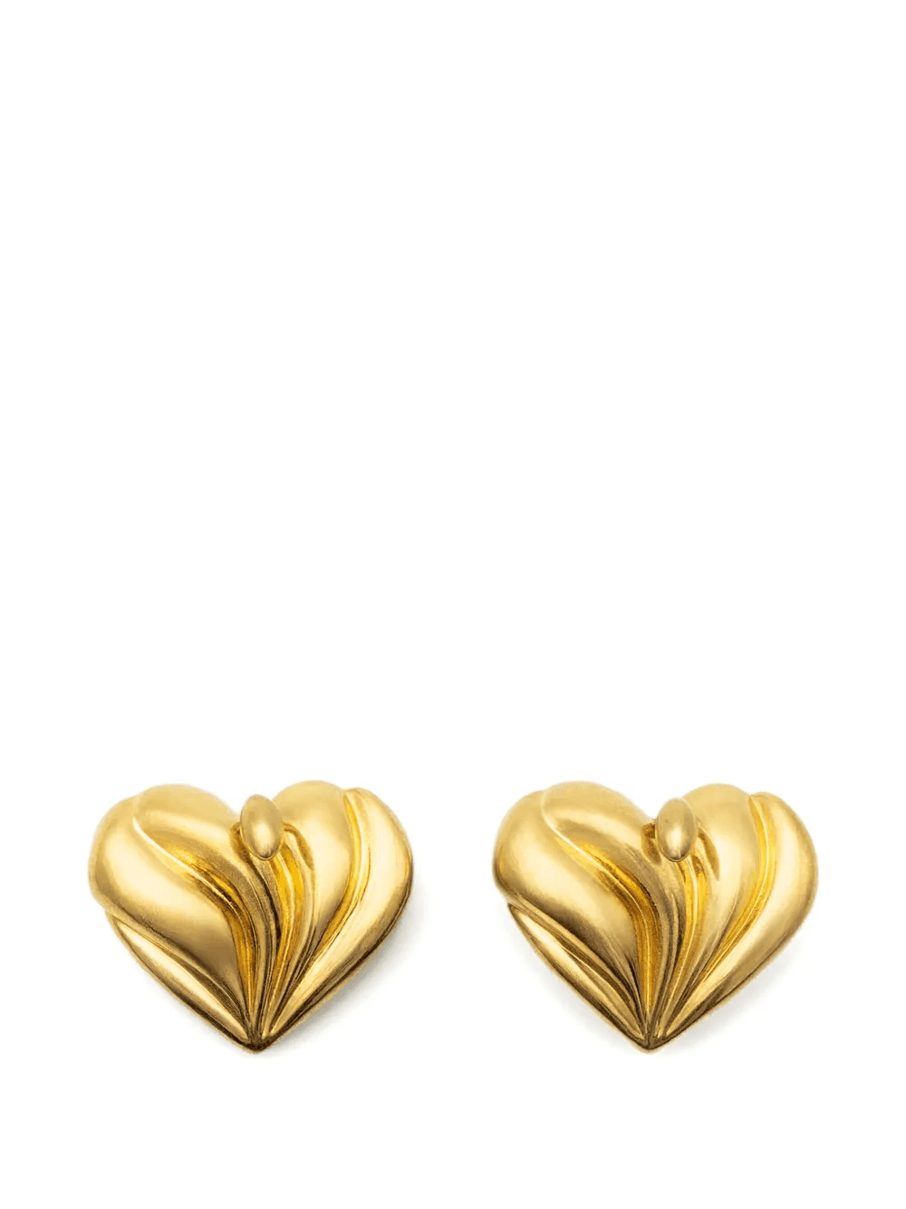 heart-shaped pistil earrings - Image 1