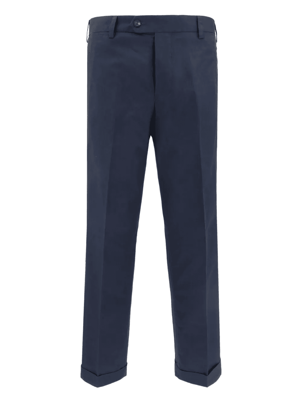 button-fastening turn-up trousers - Image 1
