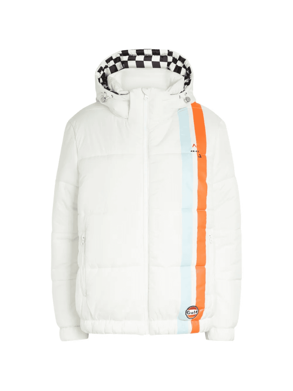 Riski logo-embroidered striped jacket - Image 1