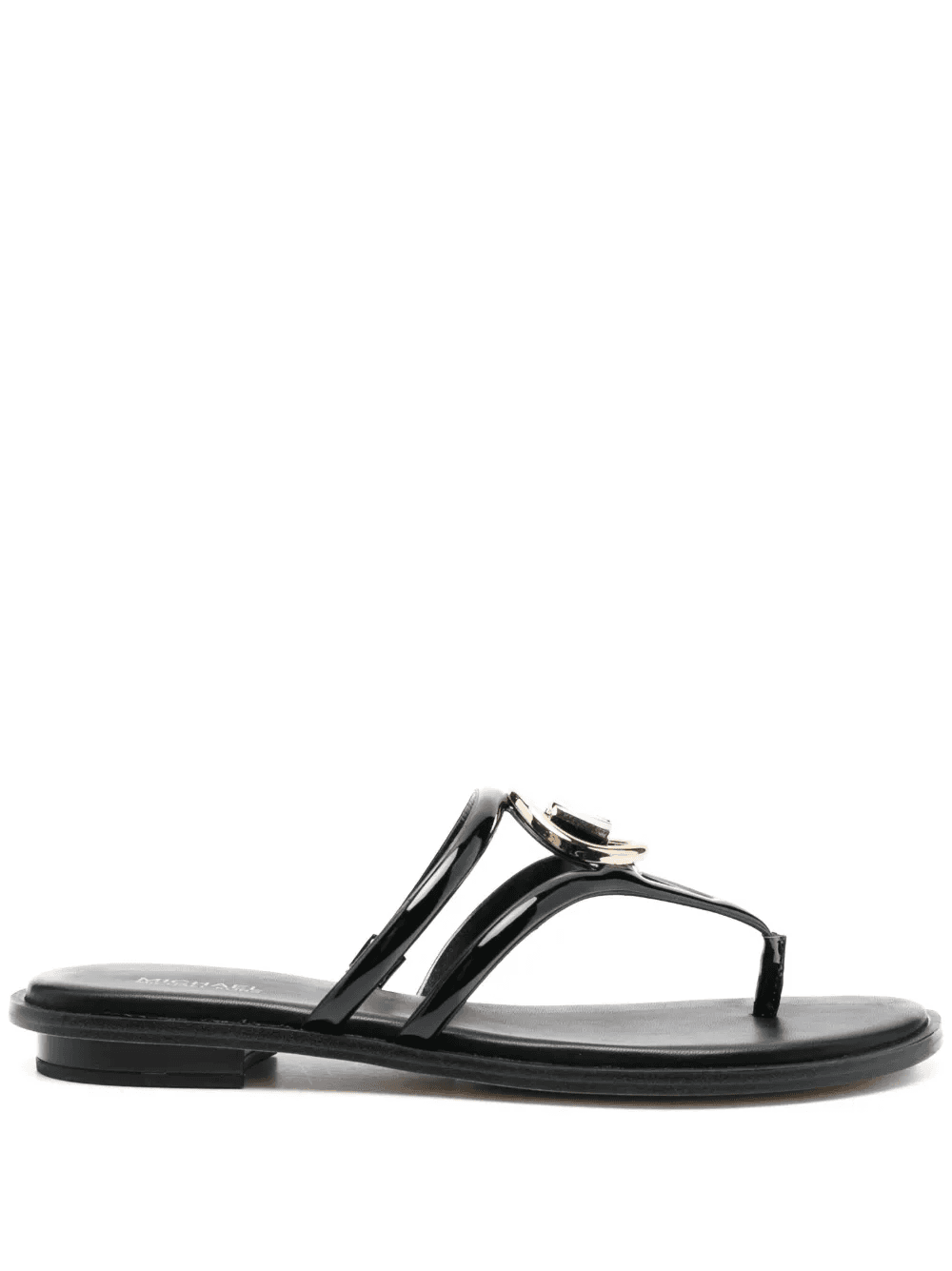 logo-plaque thong-strap sandals - Image 1