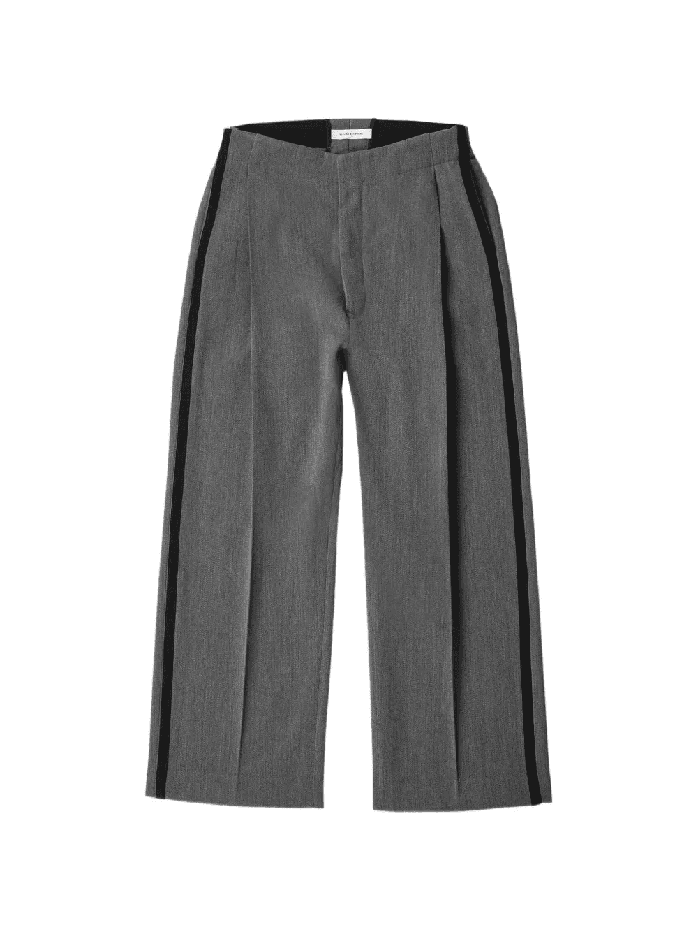 stripe pleated trousers - Image 1