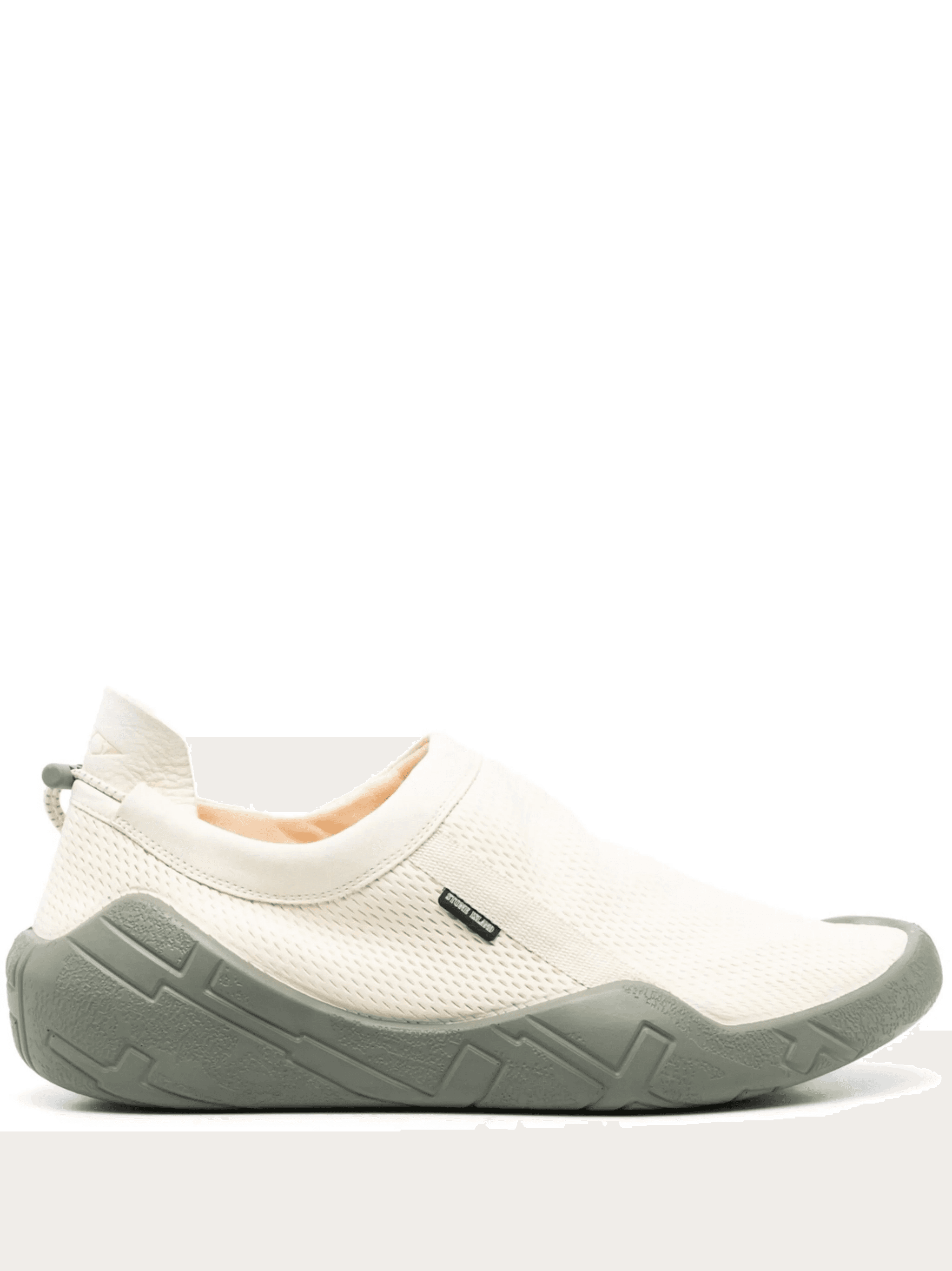 logo-patch leather slip-on sneakers - Image 1