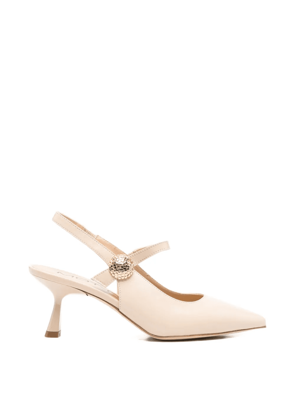 button-embellished slingback pumps - Image 1