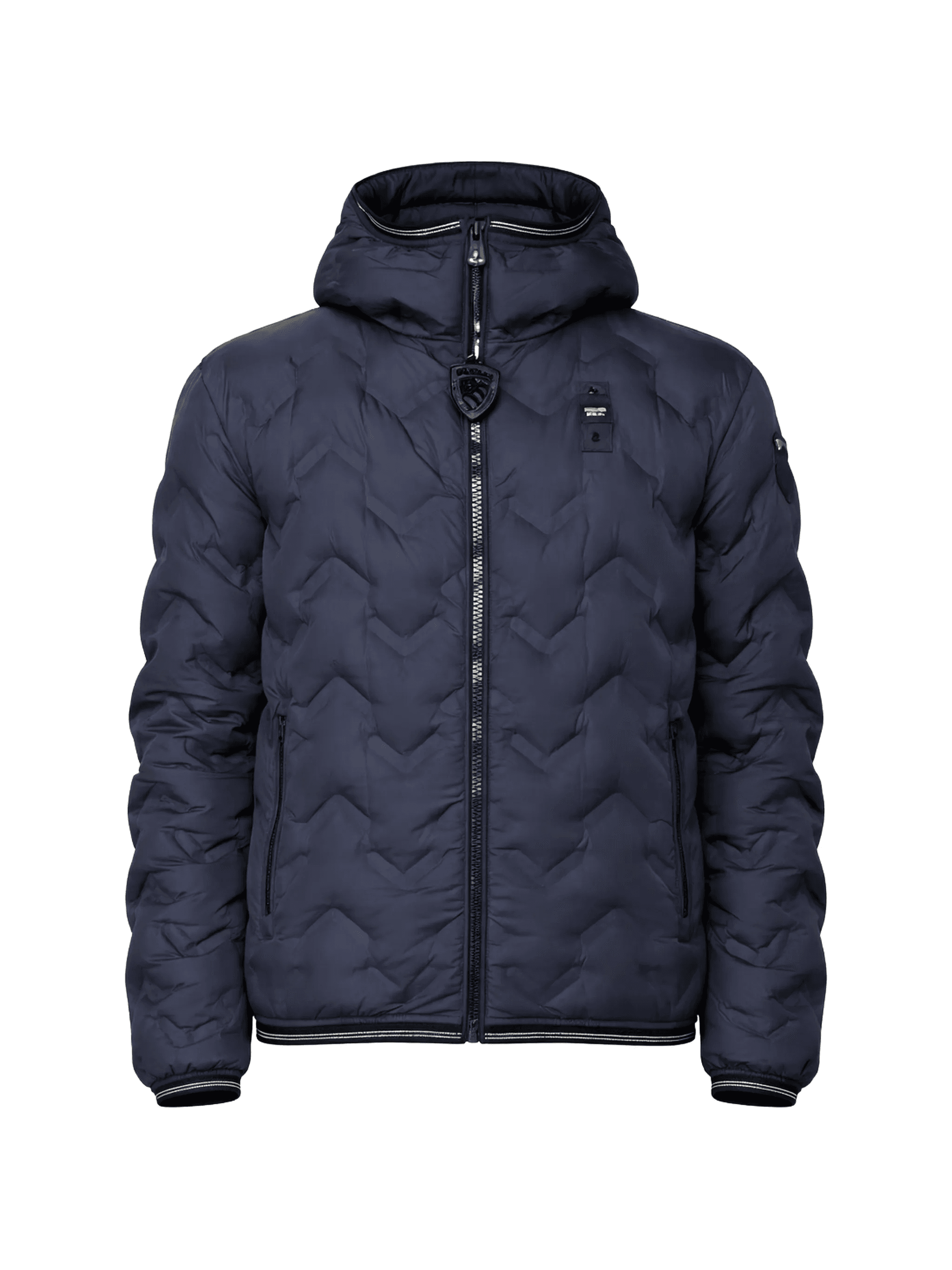hooded quilted padded jacket - Image 1