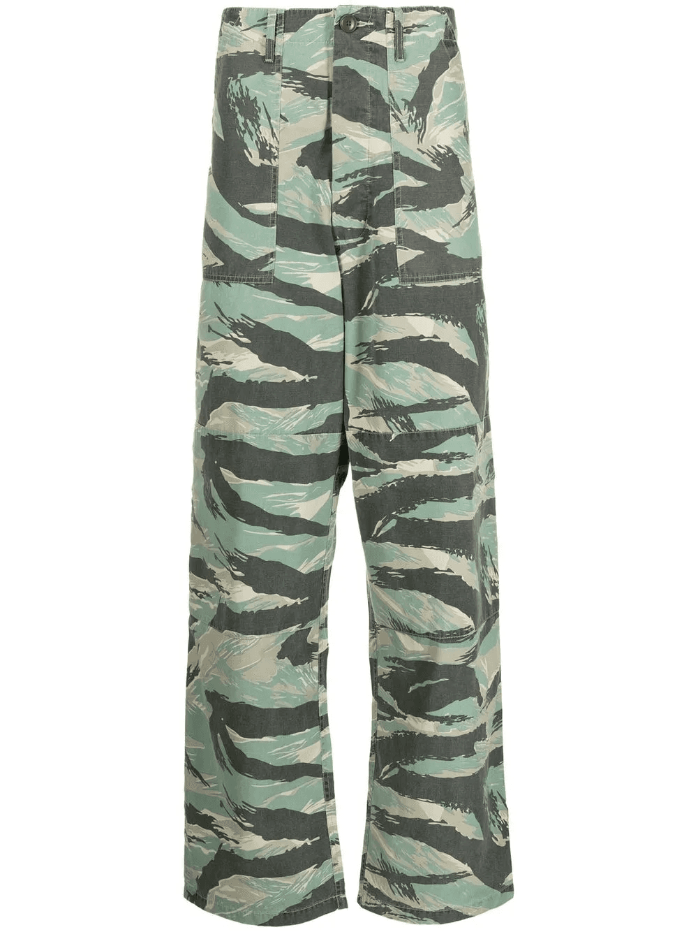 camouflage-print straight-leg trousers - Image 1