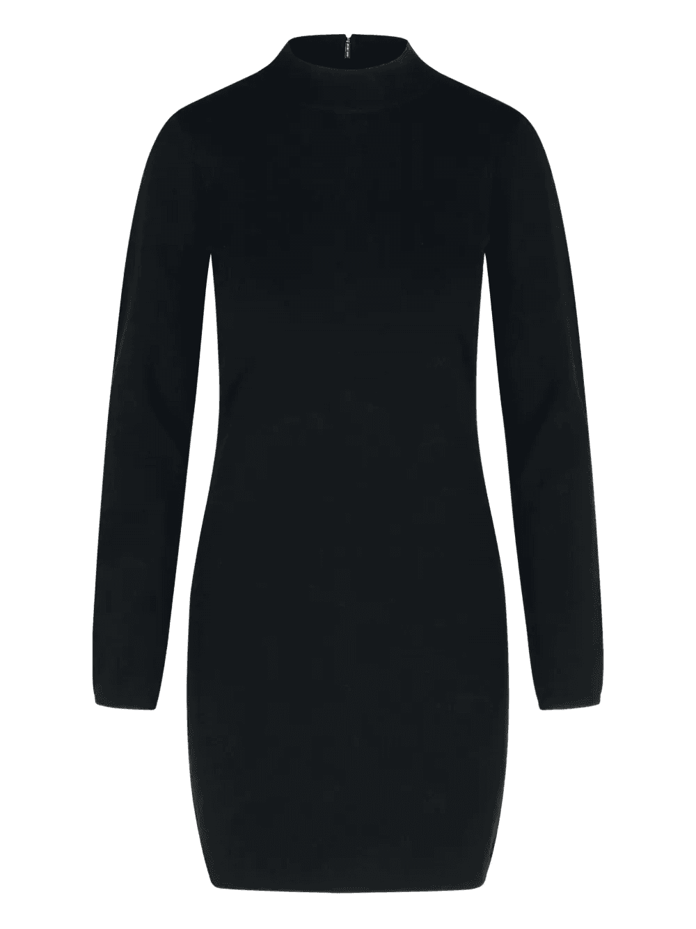 mock-neck wool dress - Image 1