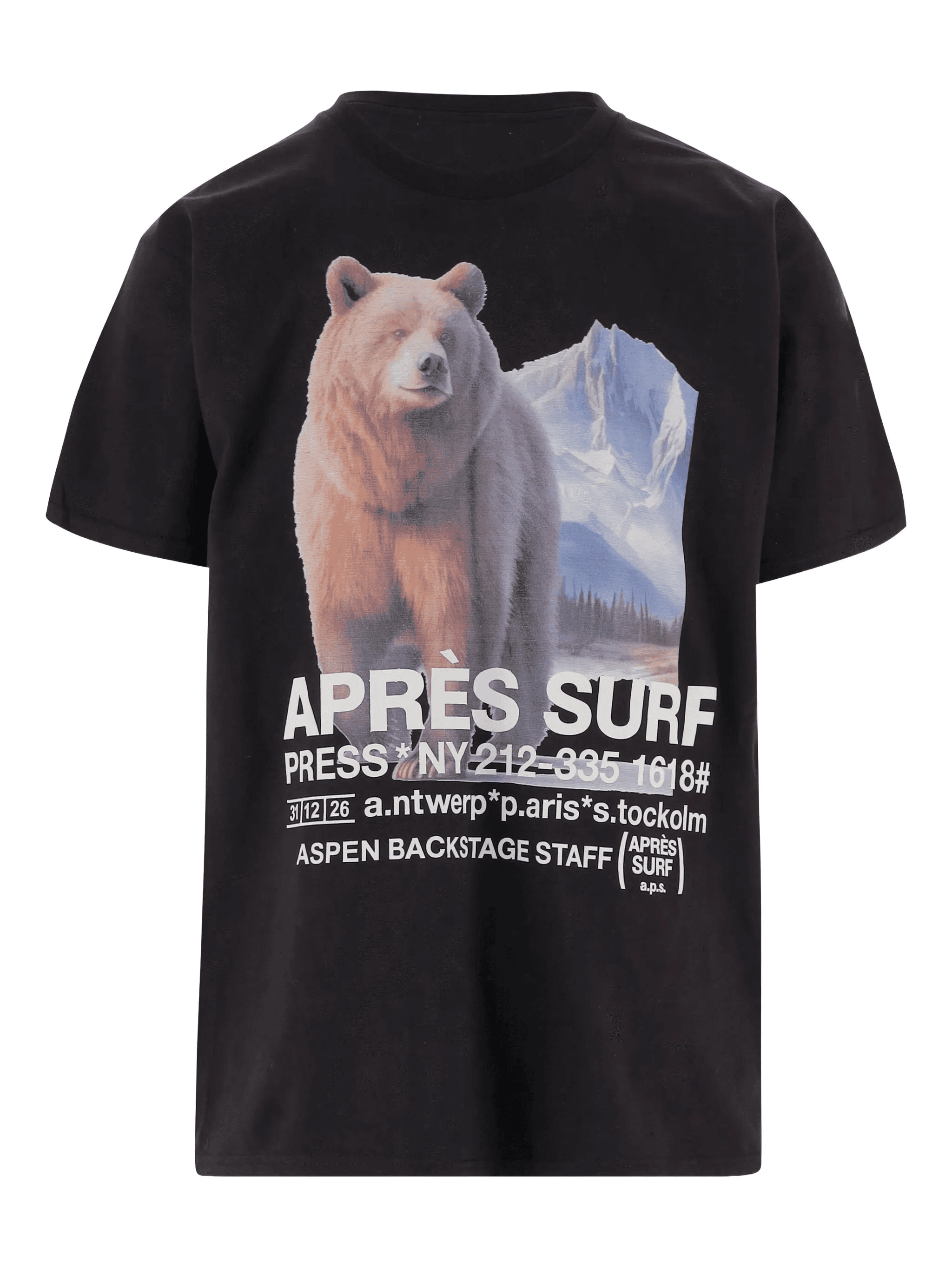 bear-print cotton T-shirt - Image 1